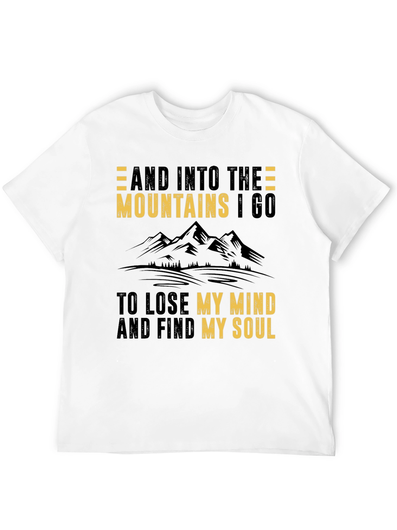 Mountains Graphic T-Shirt - Find Your Soul
