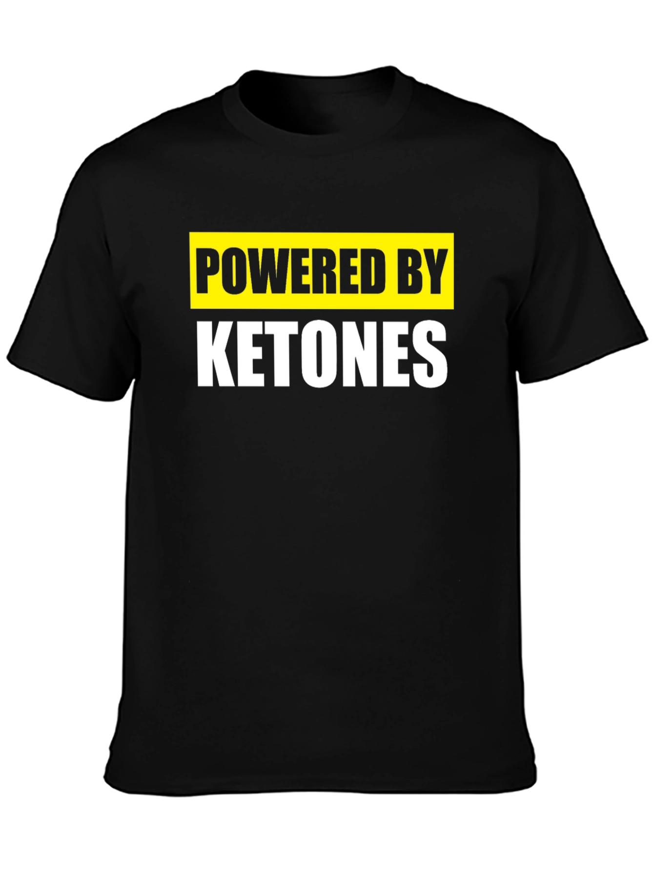 Powered By Ketones T-Shirt - Keto Diet Apparel