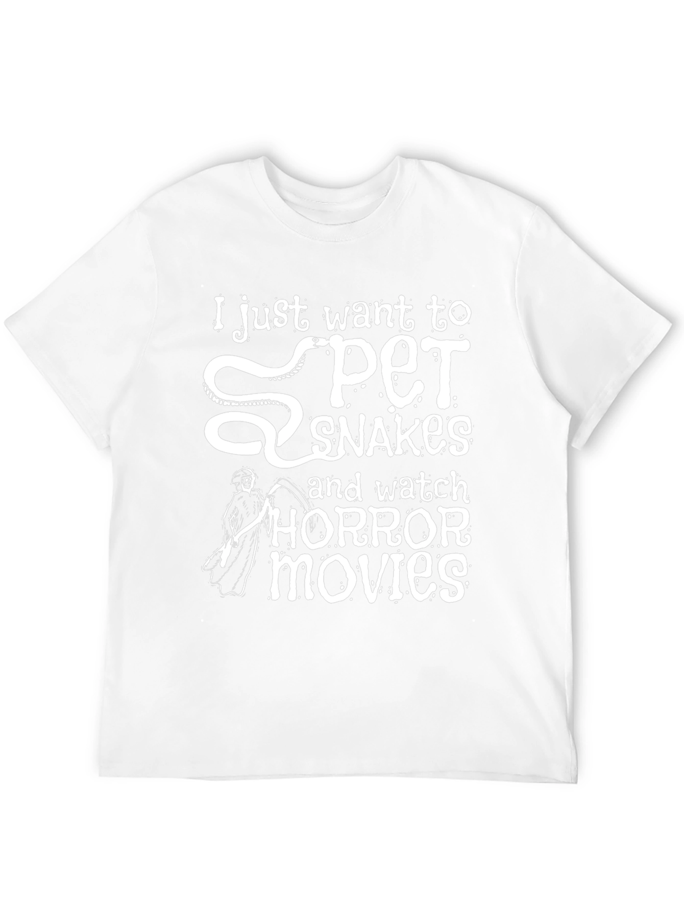 Pet Snakes and Horror Movie Shirt