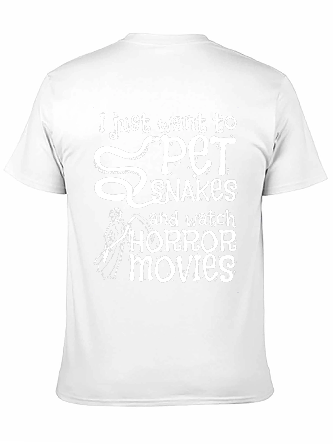 Pet Snakes and Horror Movie Shirt