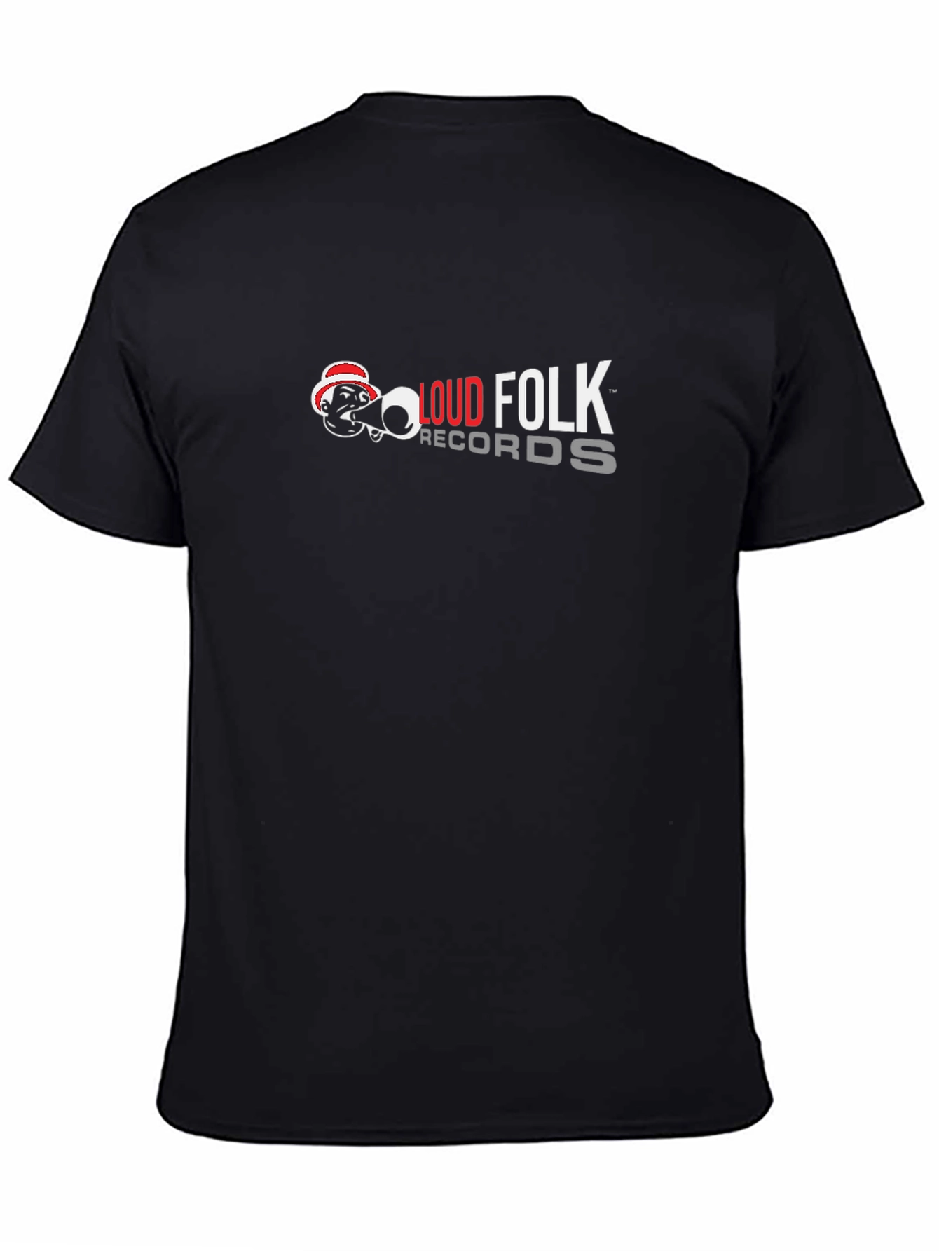 Loud Folk Records Black Graphic Tee