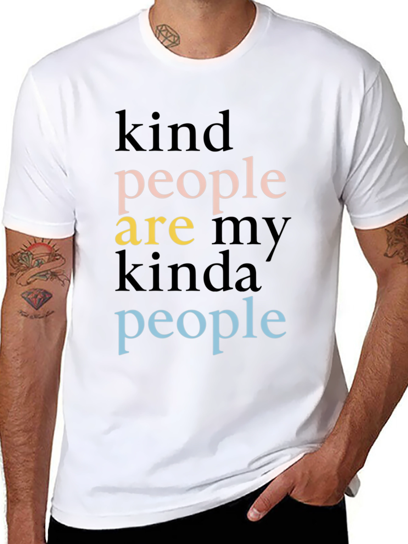 Kind People Graphic Tee - Stylish Comfort