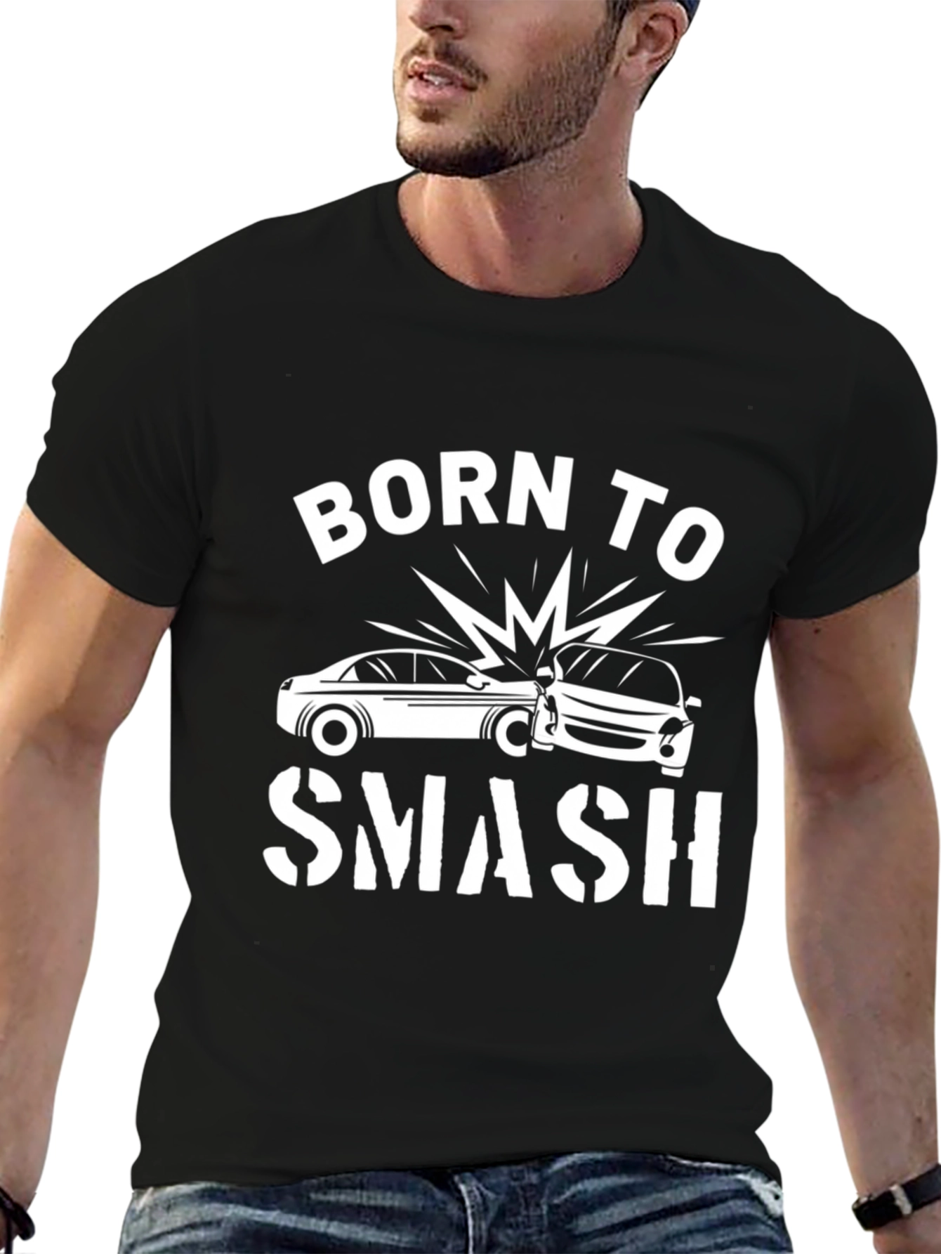 Born to Smash Car Crash T-Shirt