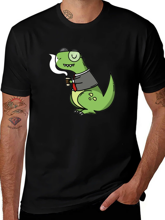 Dino Coffee T-Shirt - Stylish & Unique