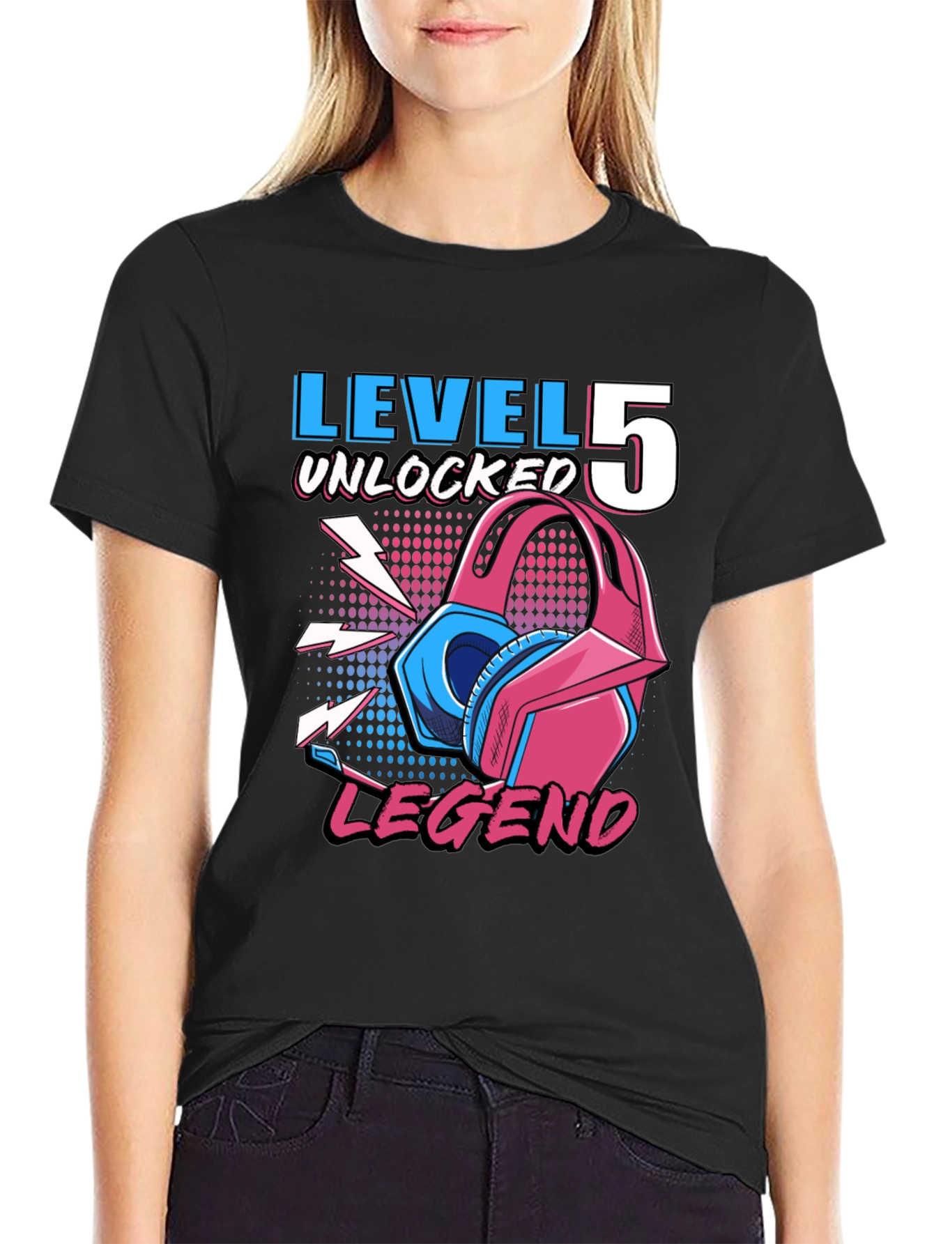 Level 5 Unlocked Legend Gaming T-Shirt