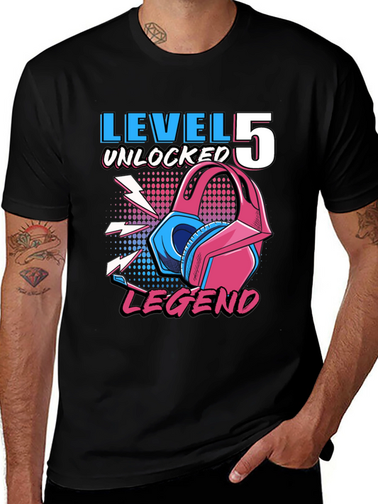 Level 5 Unlocked Legend Gaming T-Shirt