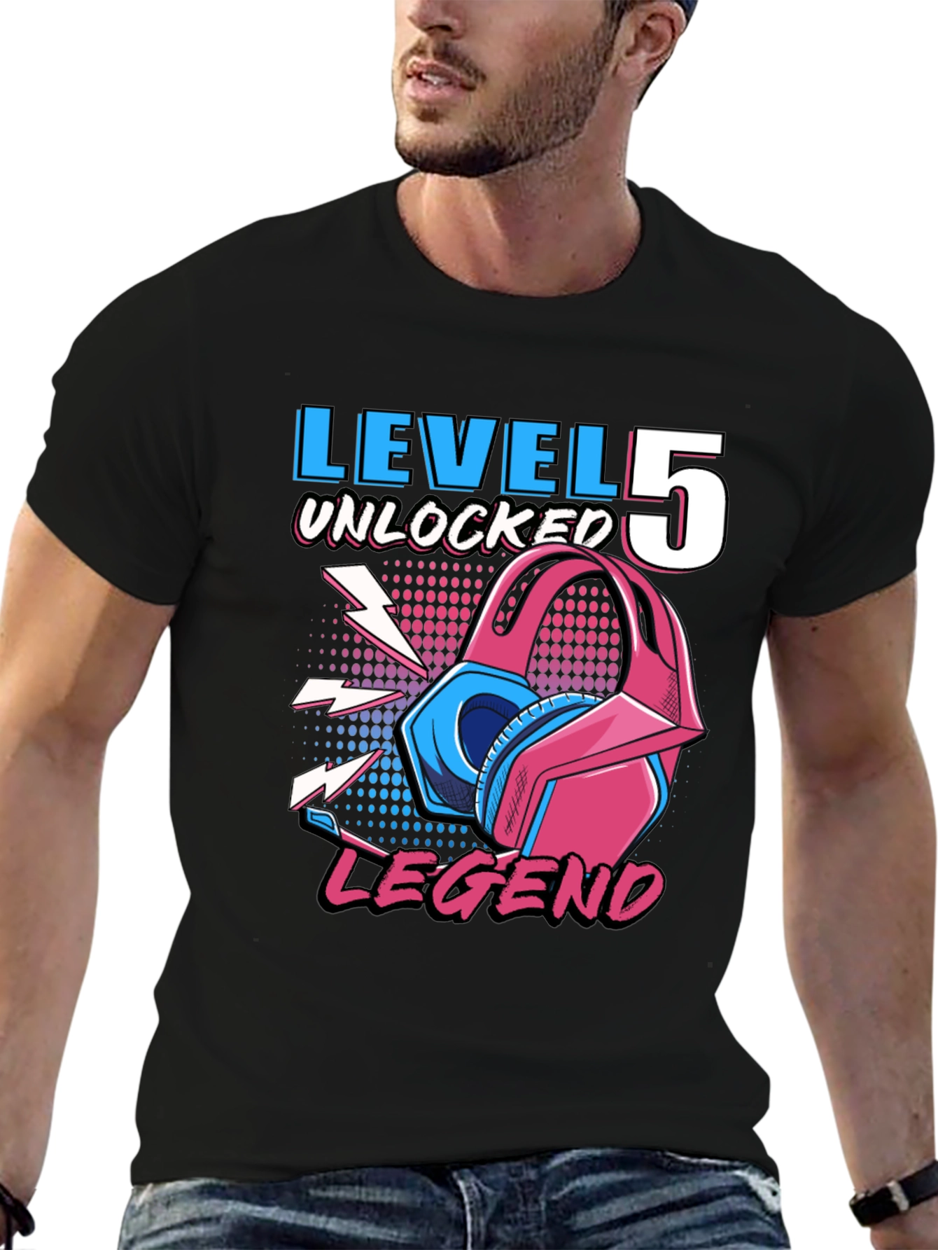 Level 5 Unlocked Legend Gaming T-Shirt