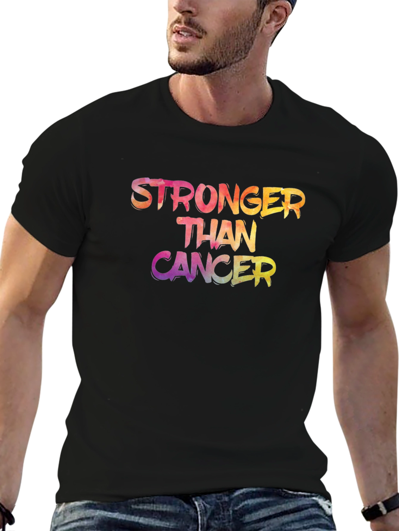 Stronger Than Cancer Graphic T-Shirt