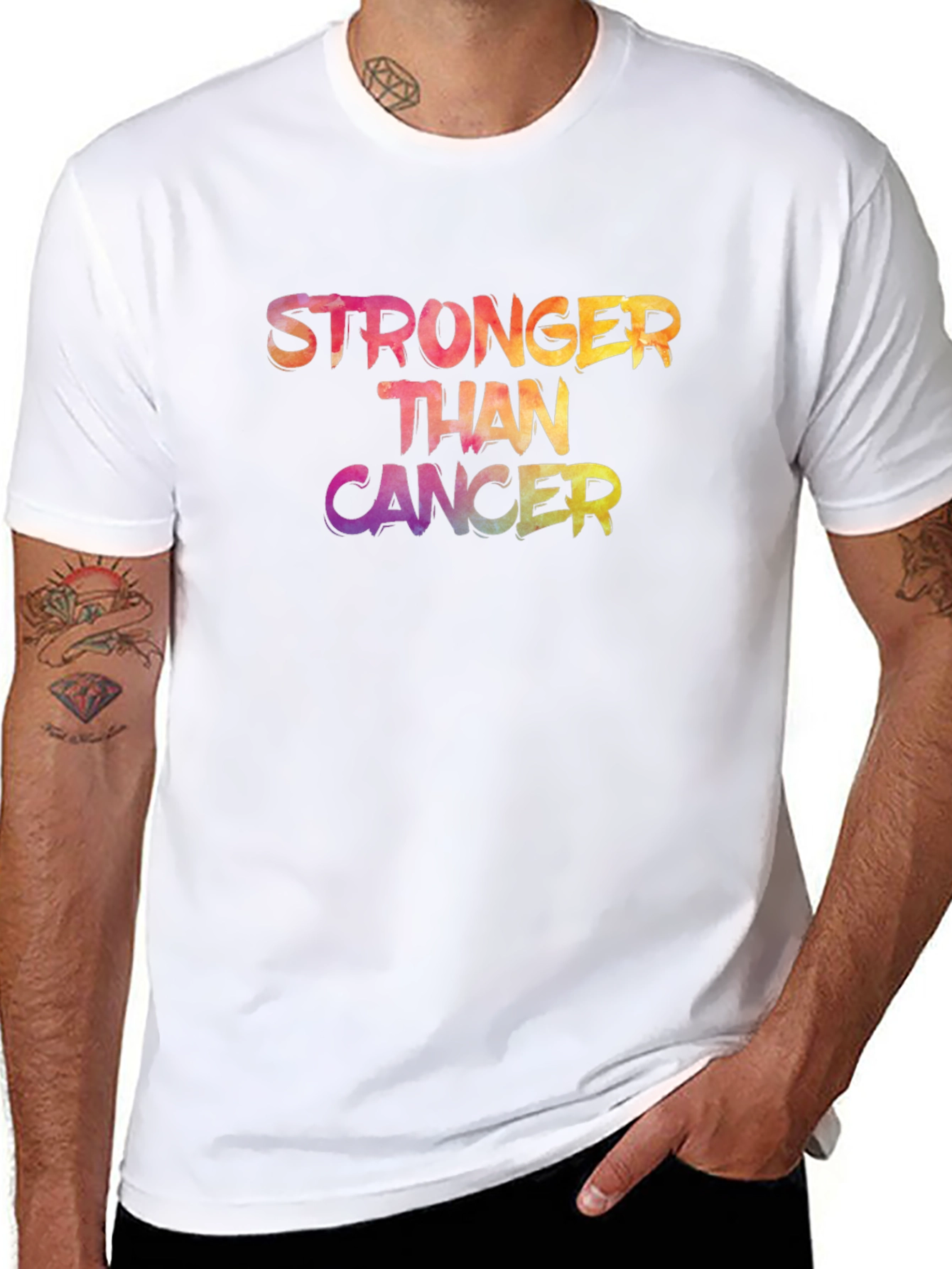 Stronger Than Cancer Graphic T-Shirt