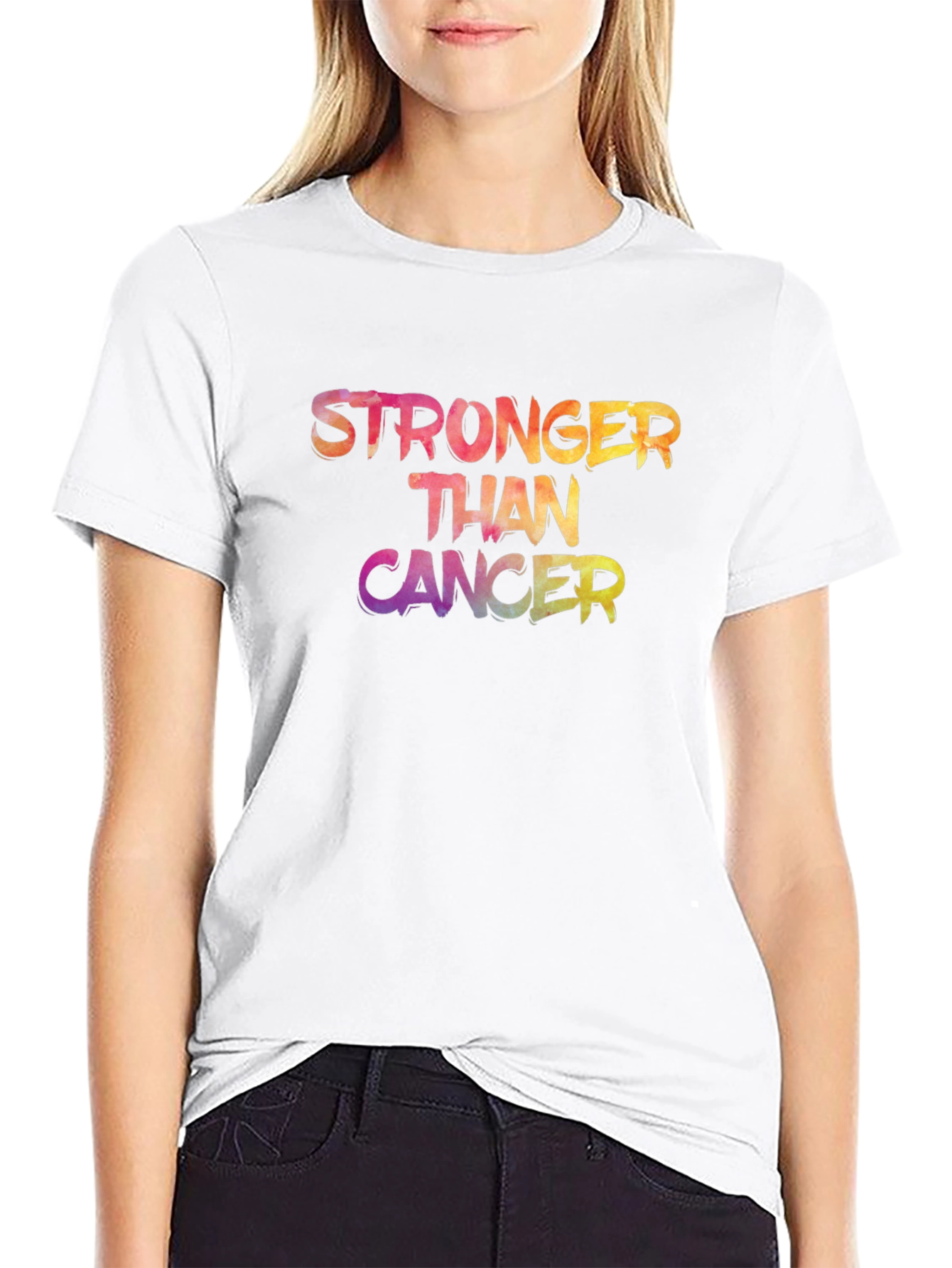 Stronger Than Cancer Graphic T-Shirt