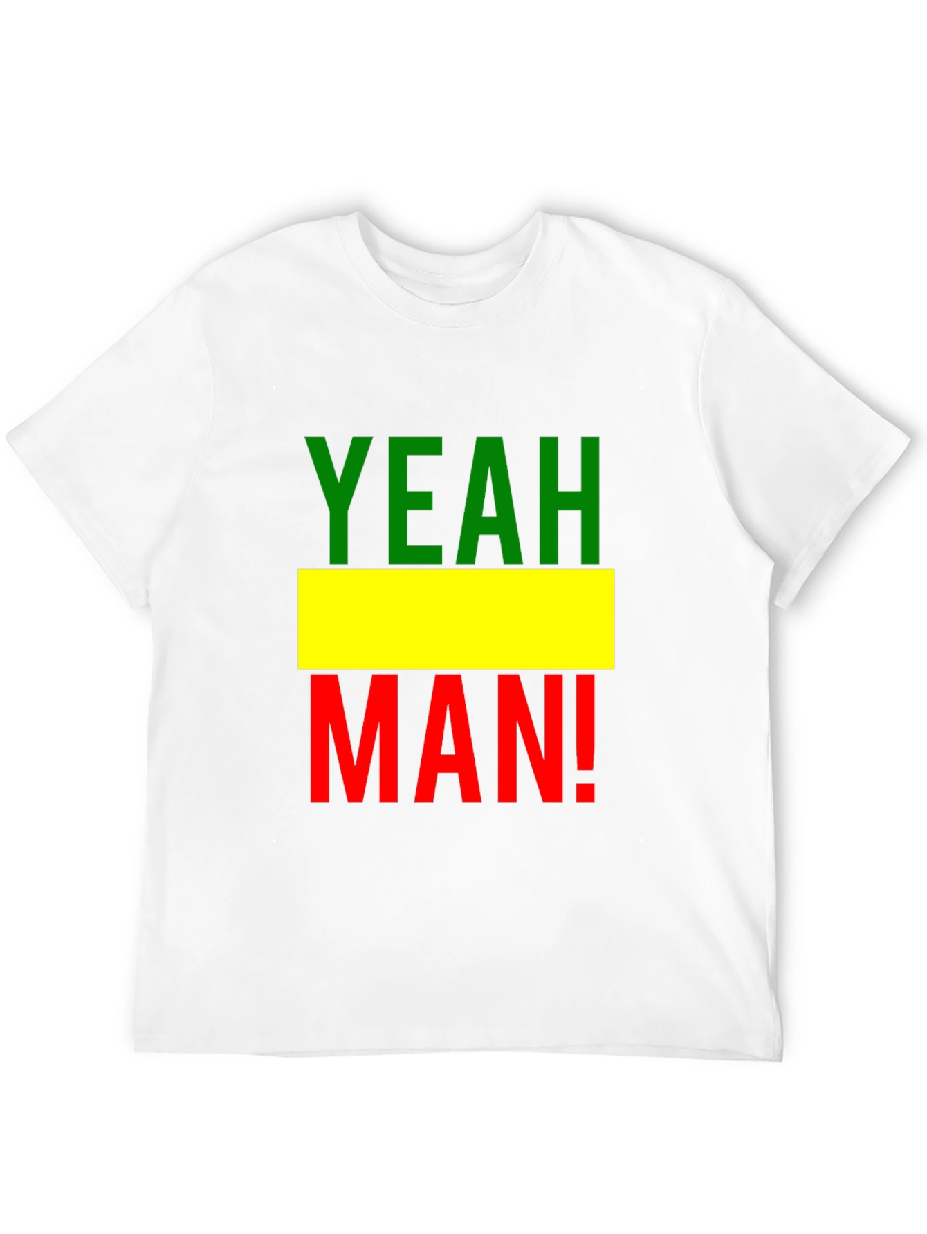 Yeah Man! Rastafarian T-Shirt - Black
