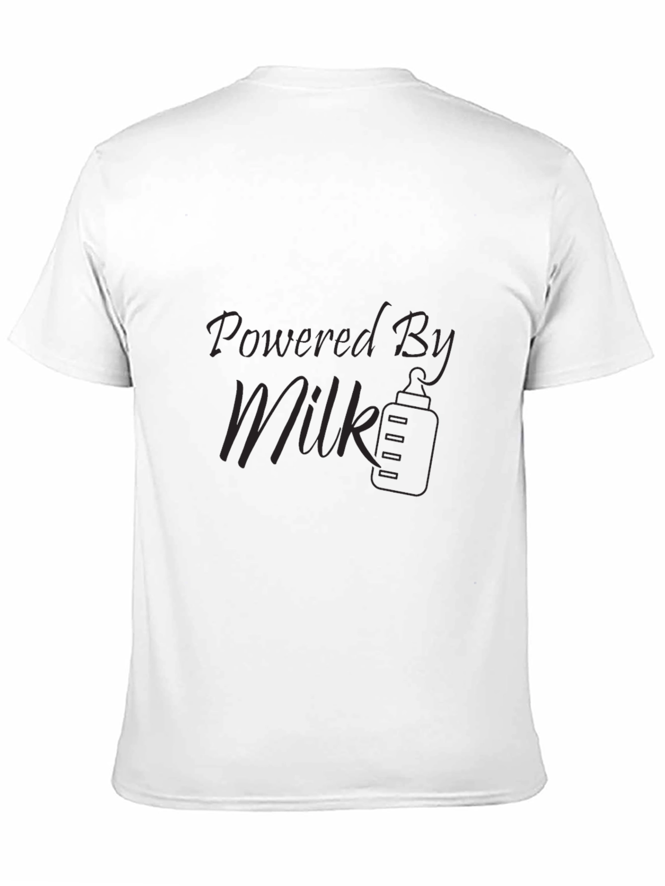 Powered By Milk T-Shirt - Black
