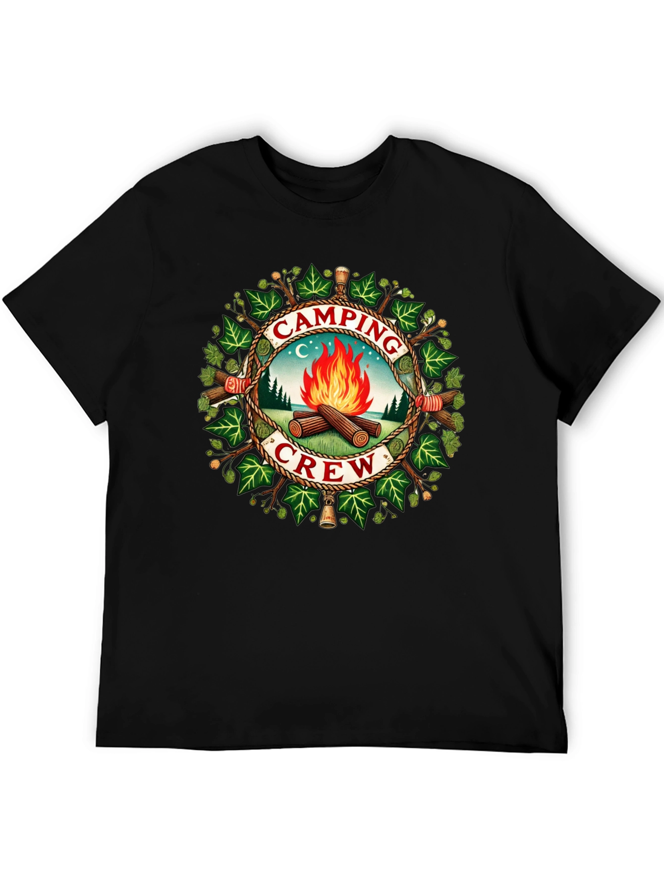 Camping Crew Graphic T-Shirt - Adventure Ready!
