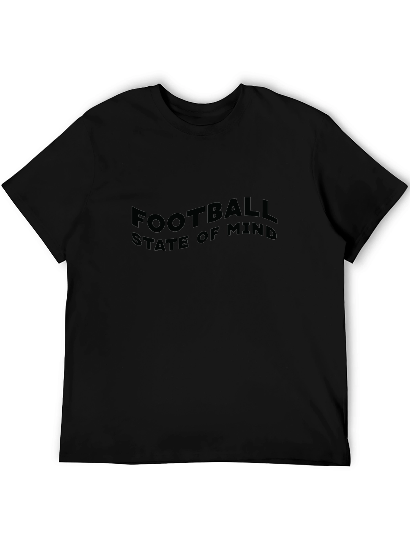 Football State of Mind Black T-Shirt
