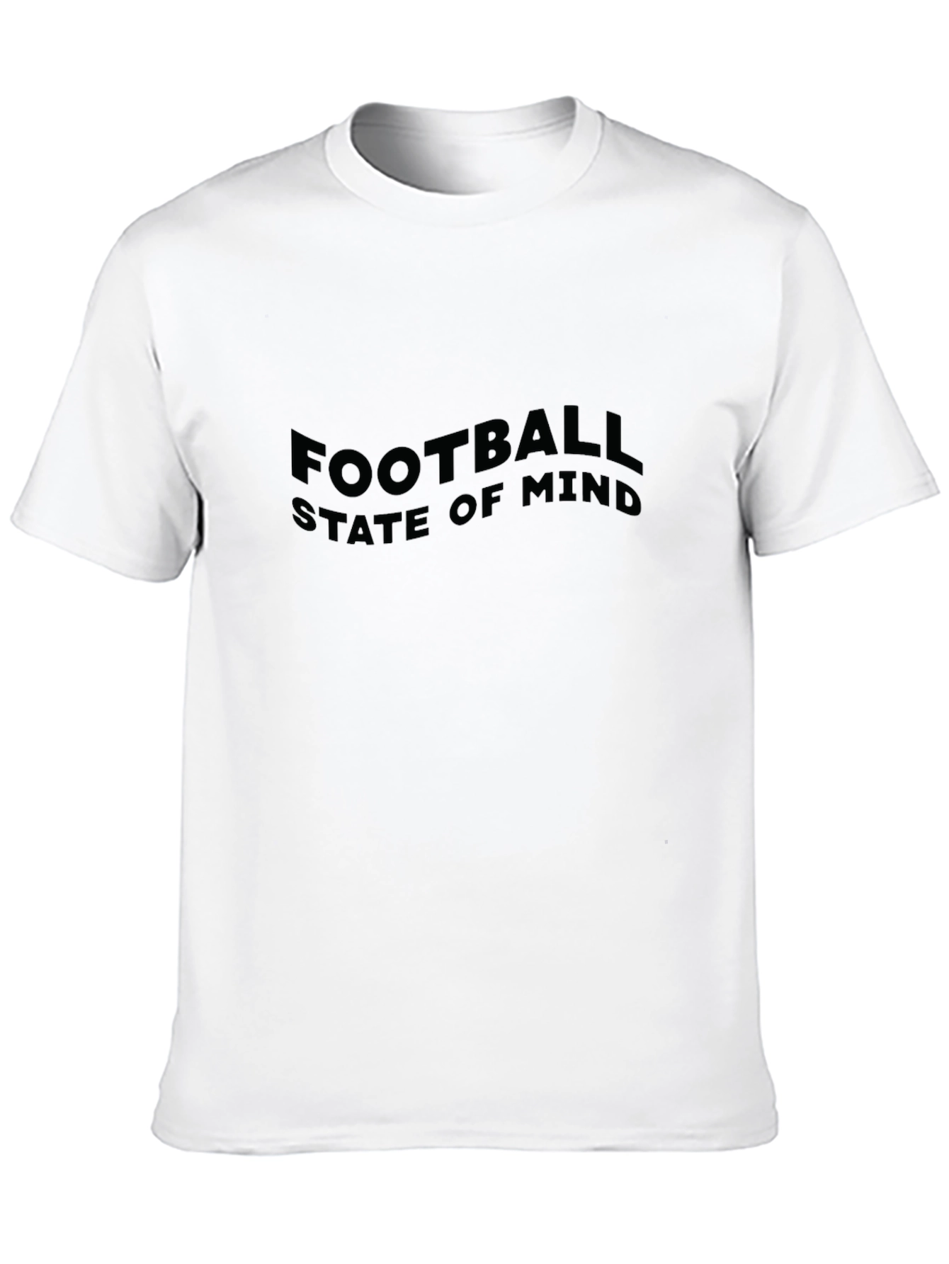 Football State of Mind Black T-Shirt