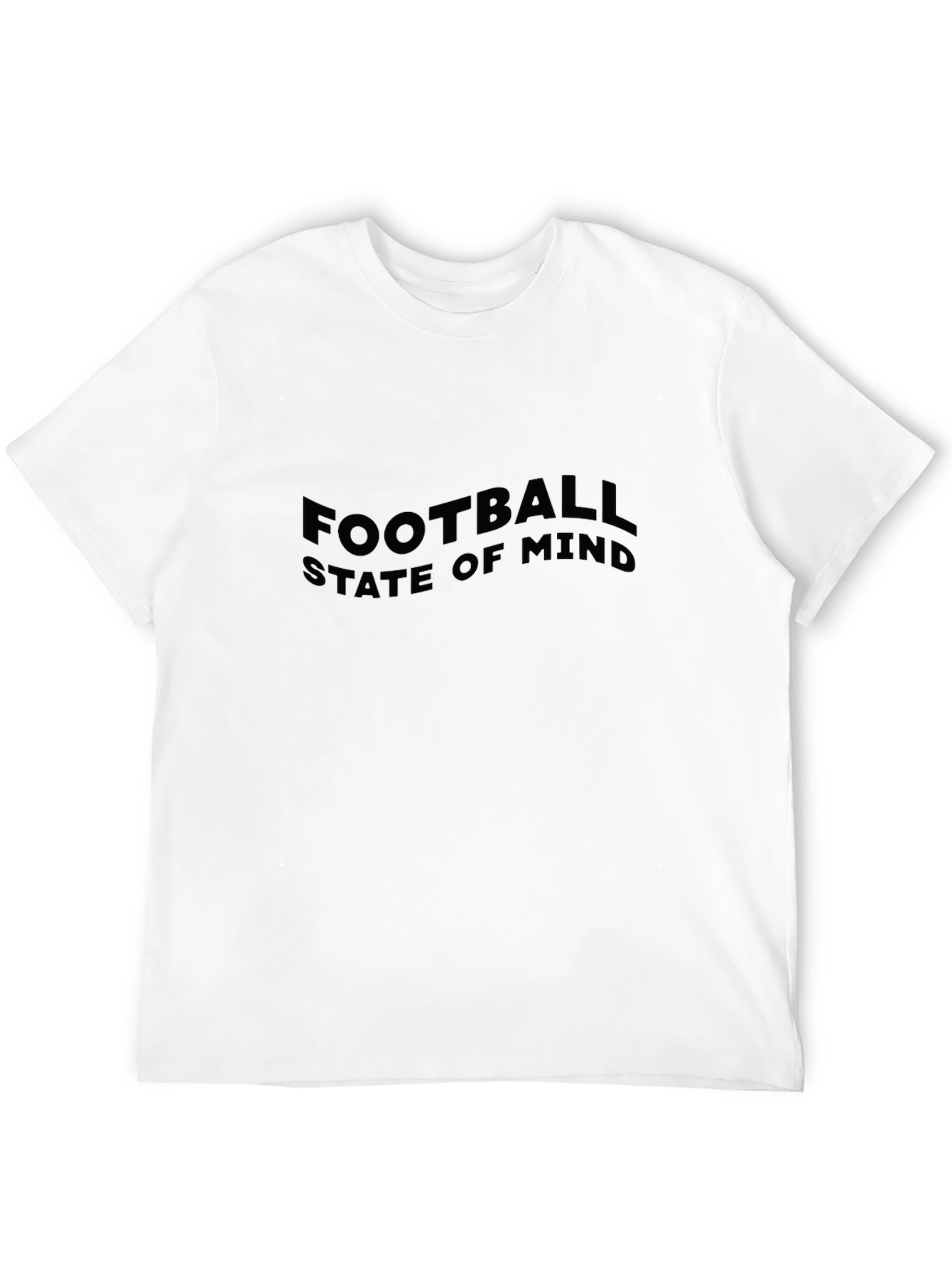 Football State of Mind Black T-Shirt