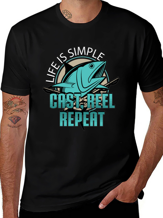 Life is Simple Fishing T-Shirt