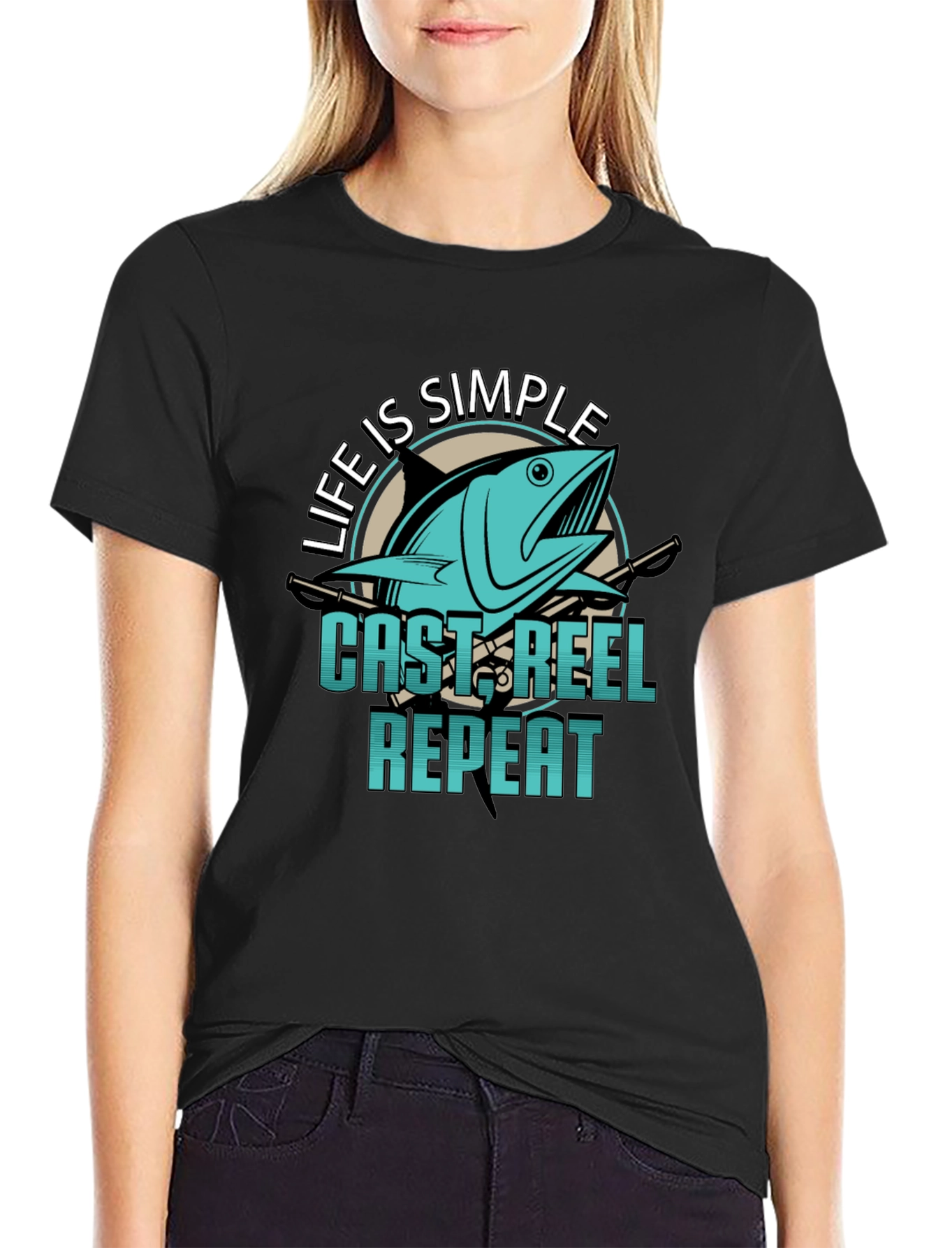 Life is Simple Fishing T-Shirt