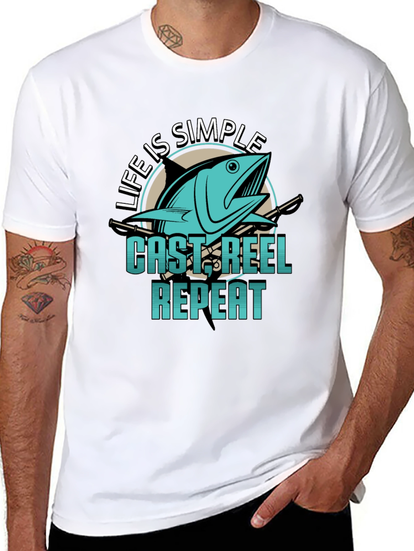 Life is Simple Fishing T-Shirt