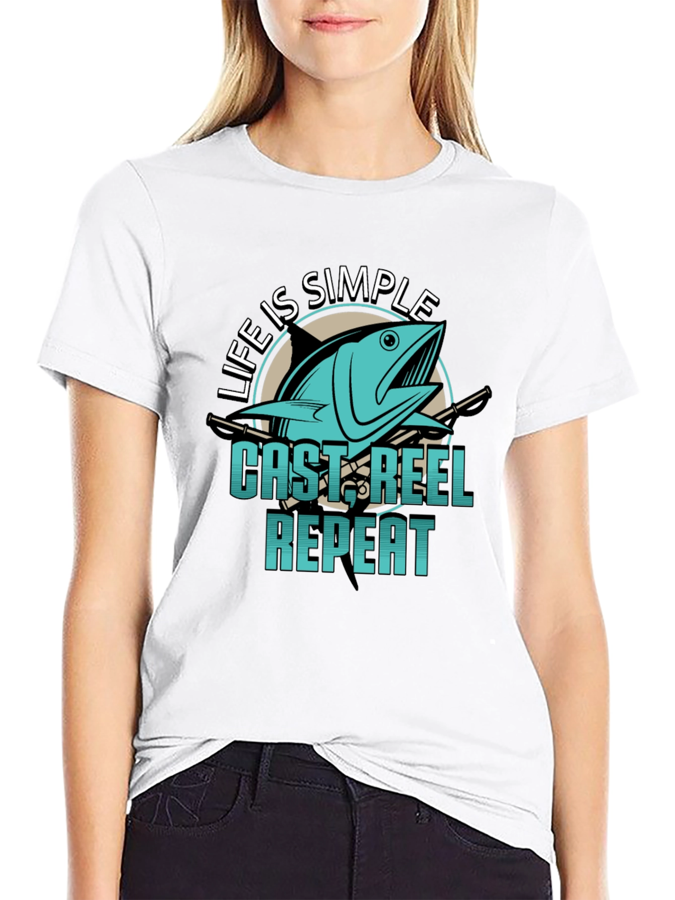 Life is Simple Fishing T-Shirt