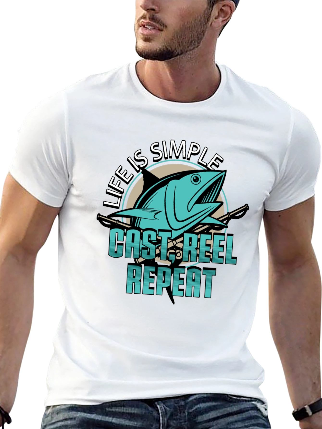 Life is Simple Fishing T-Shirt