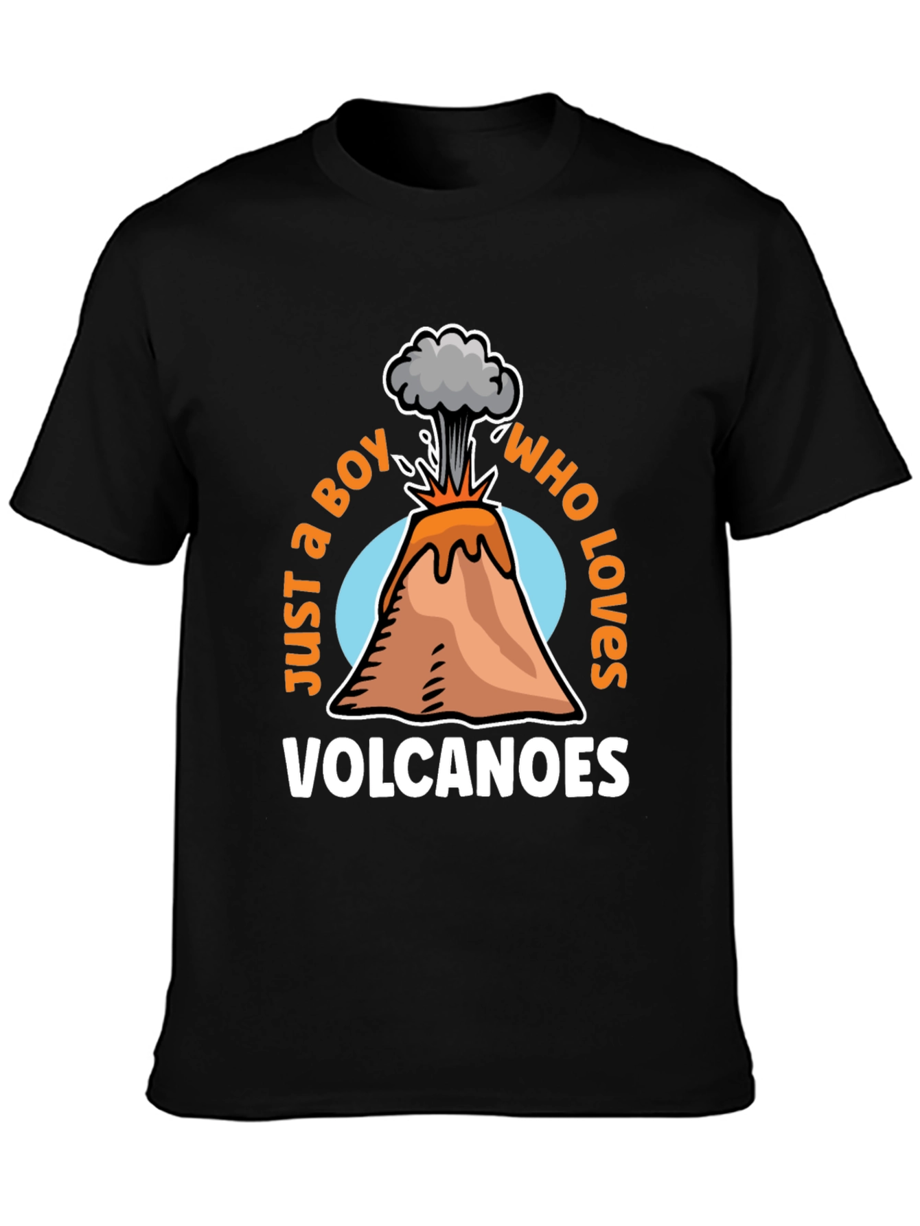 Boy Who Loves Volcanoes Graphic Tee