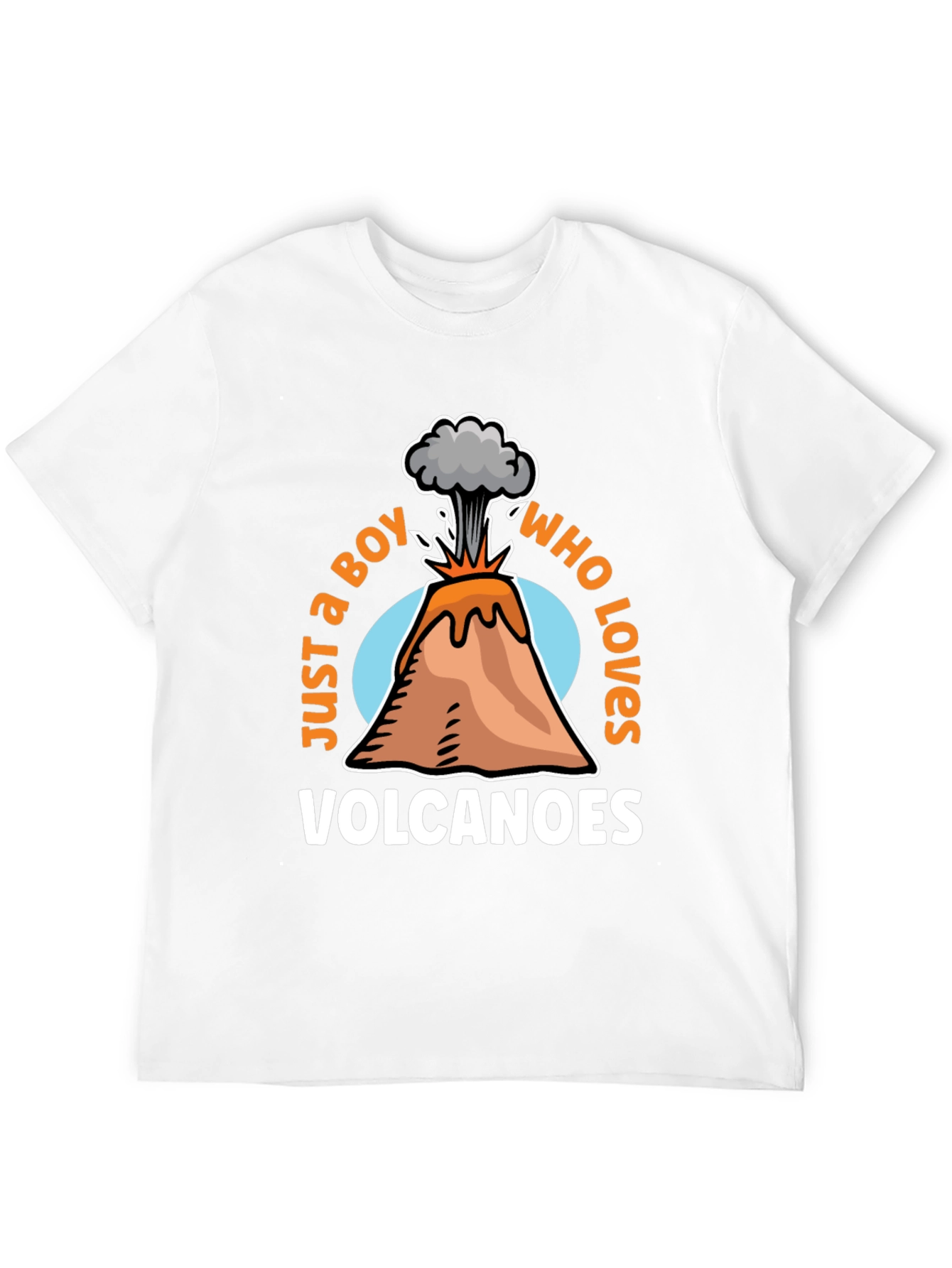 Boy Who Loves Volcanoes Graphic Tee