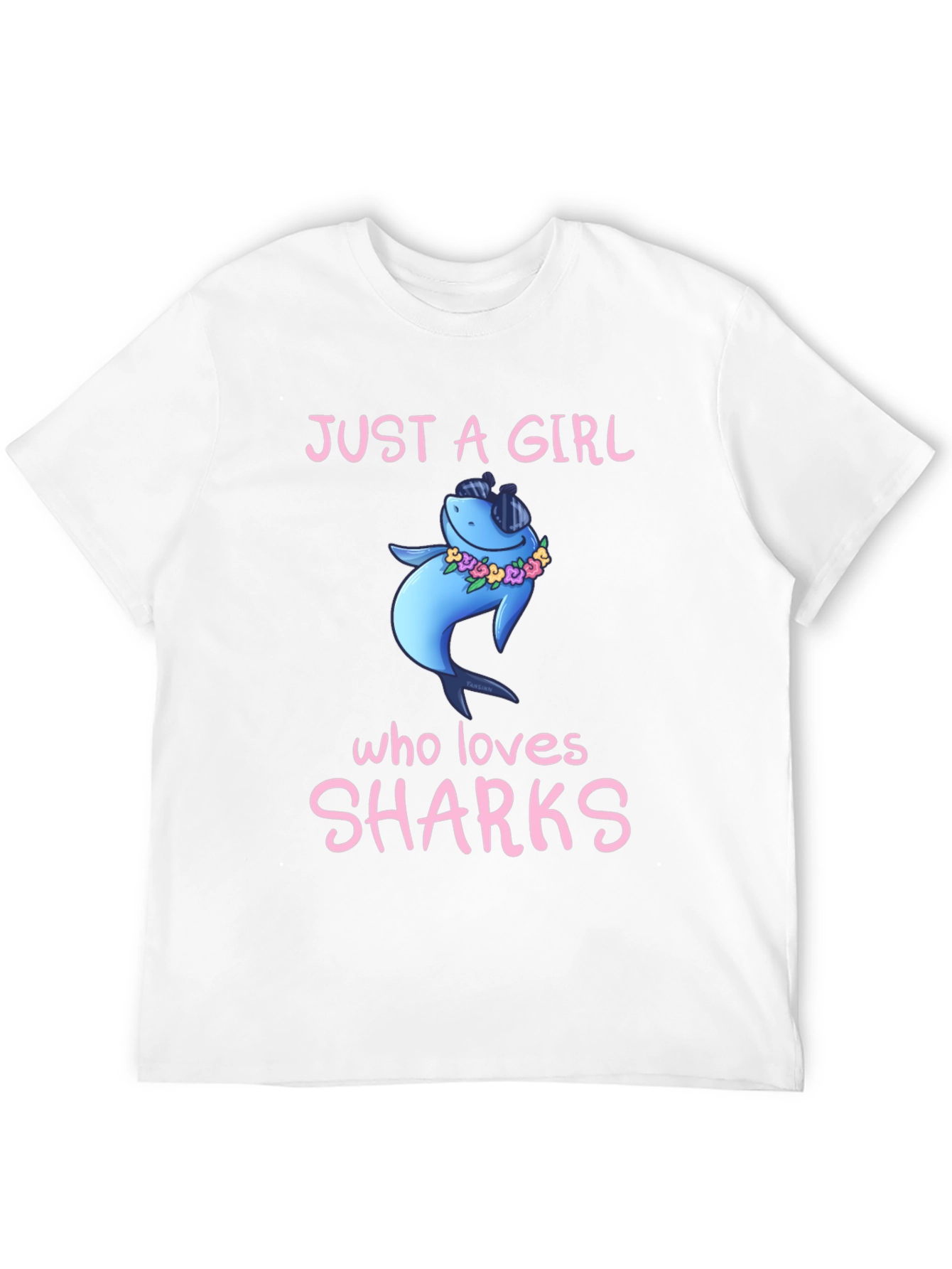 Just A Girl Who Loves Sharks T-Shirt