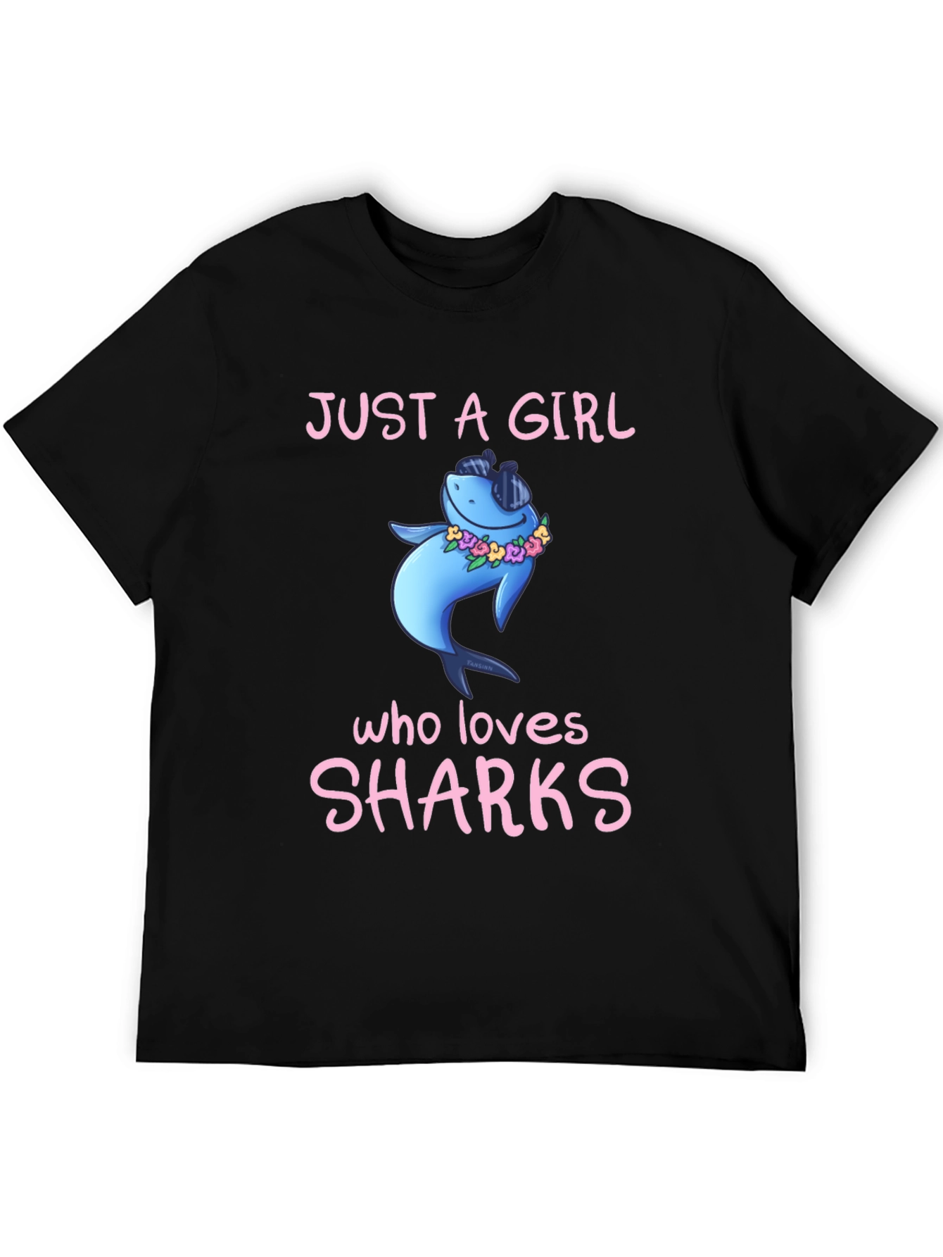 Just A Girl Who Loves Sharks T-Shirt