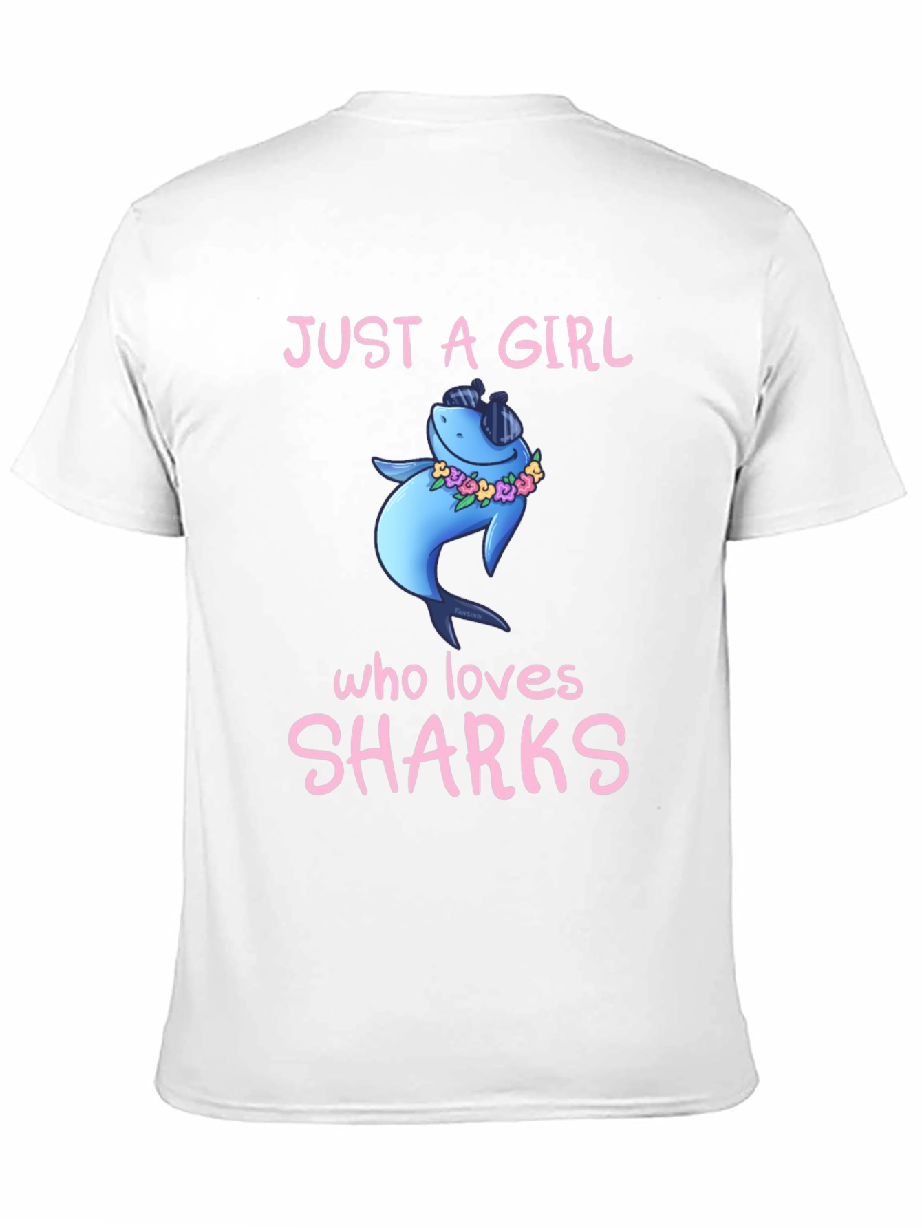 Just A Girl Who Loves Sharks T-Shirt