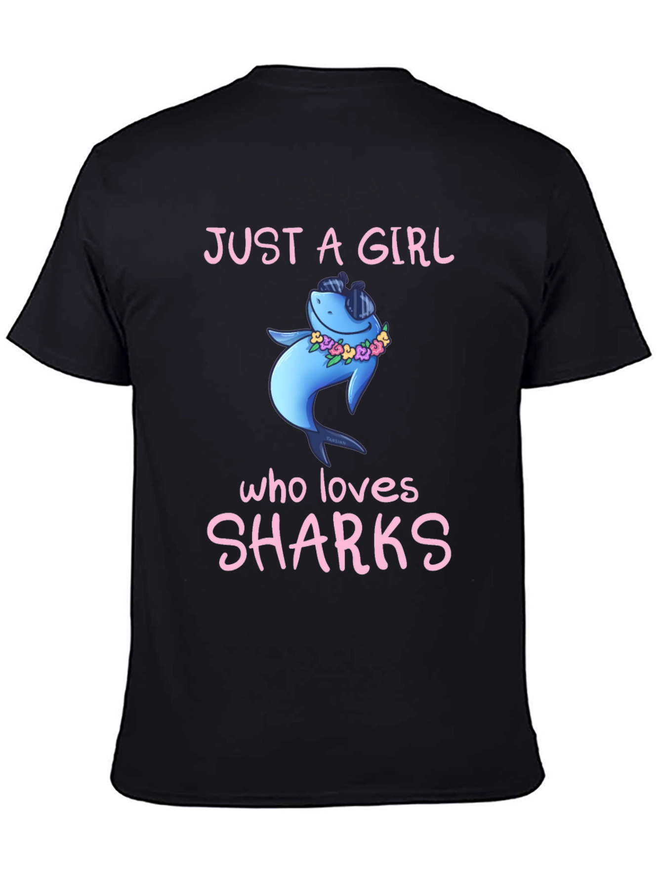 Just A Girl Who Loves Sharks T-Shirt