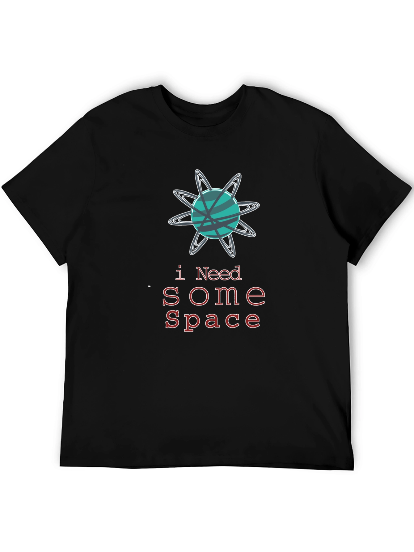 I Need Some Space Black Graphic Tee
