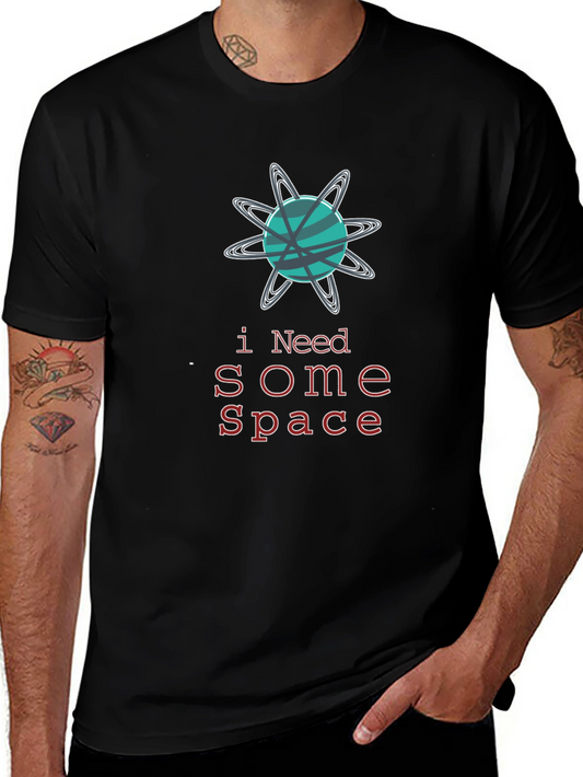 I Need Some Space Black Graphic Tee