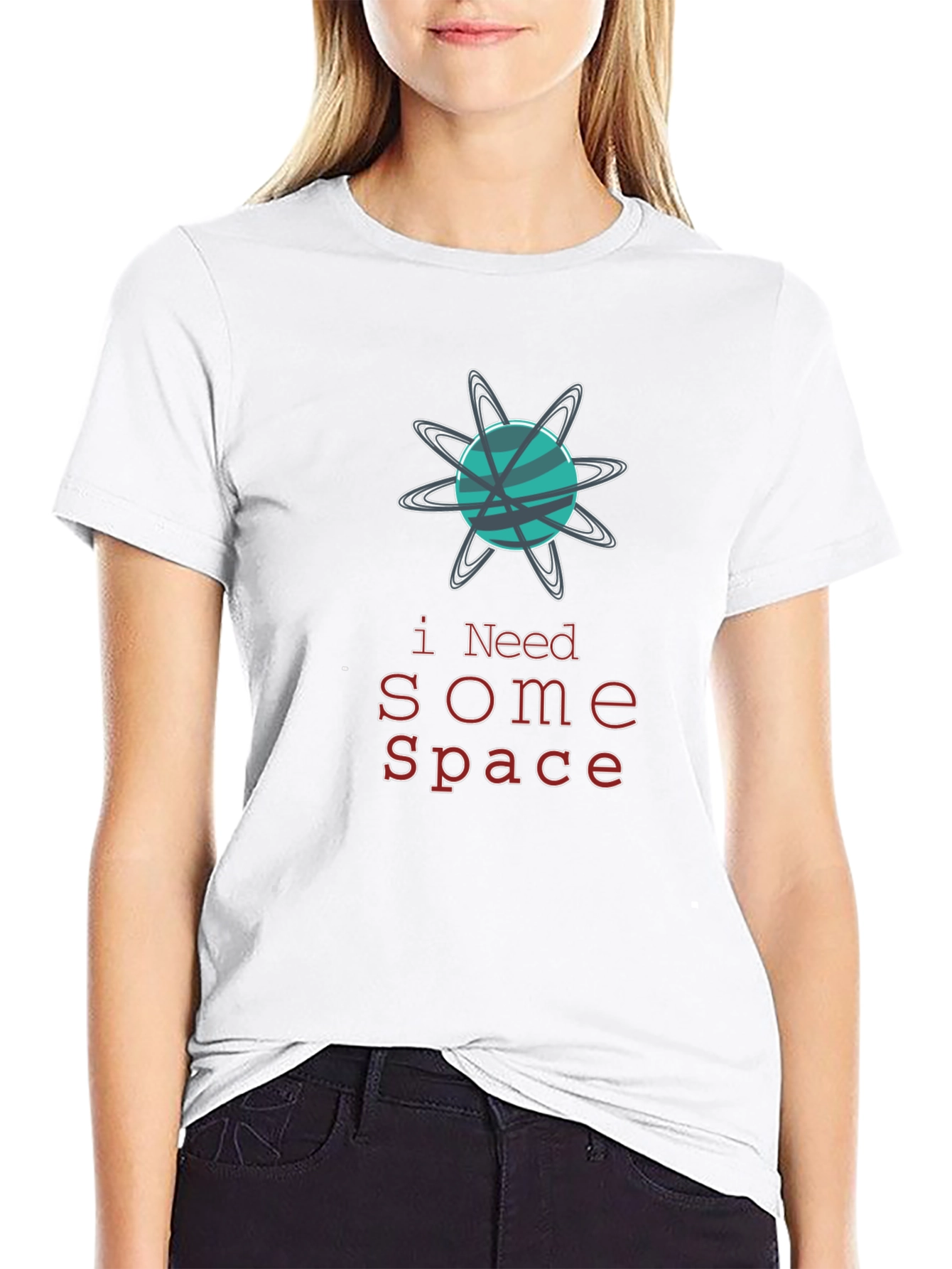I Need Some Space Black Graphic Tee