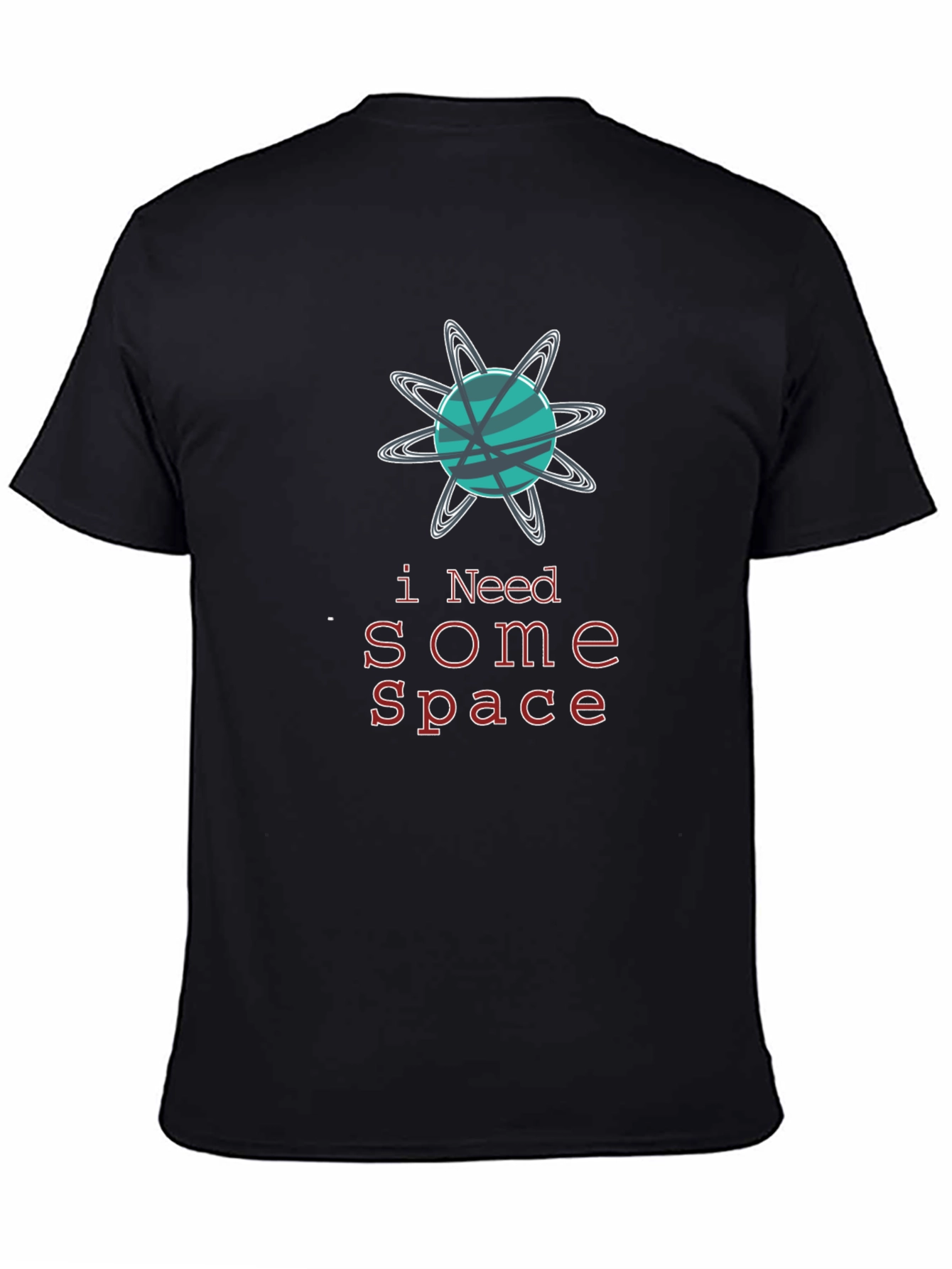 I Need Some Space Black Graphic Tee