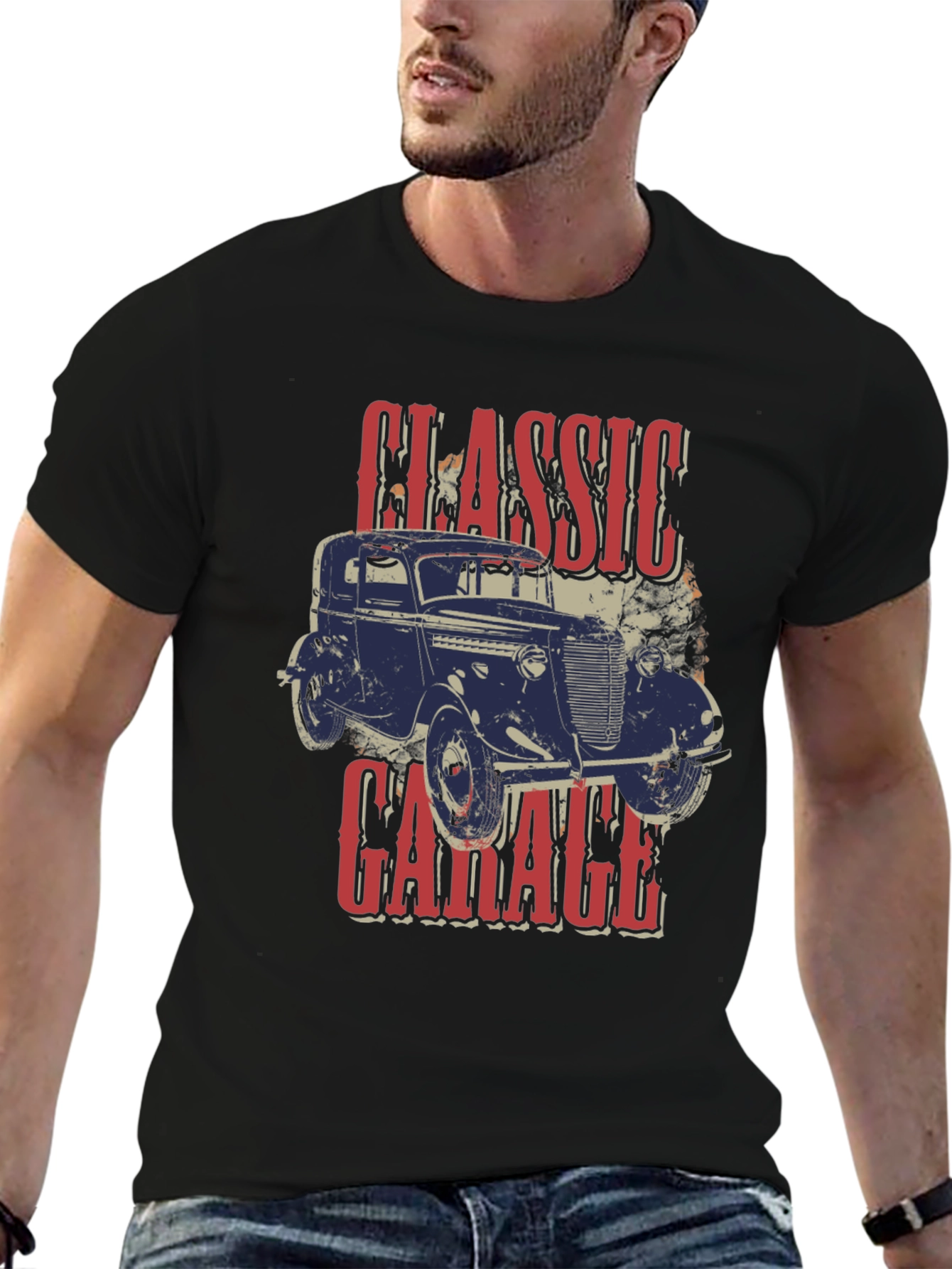 Classic Garage Car T-Shirt
