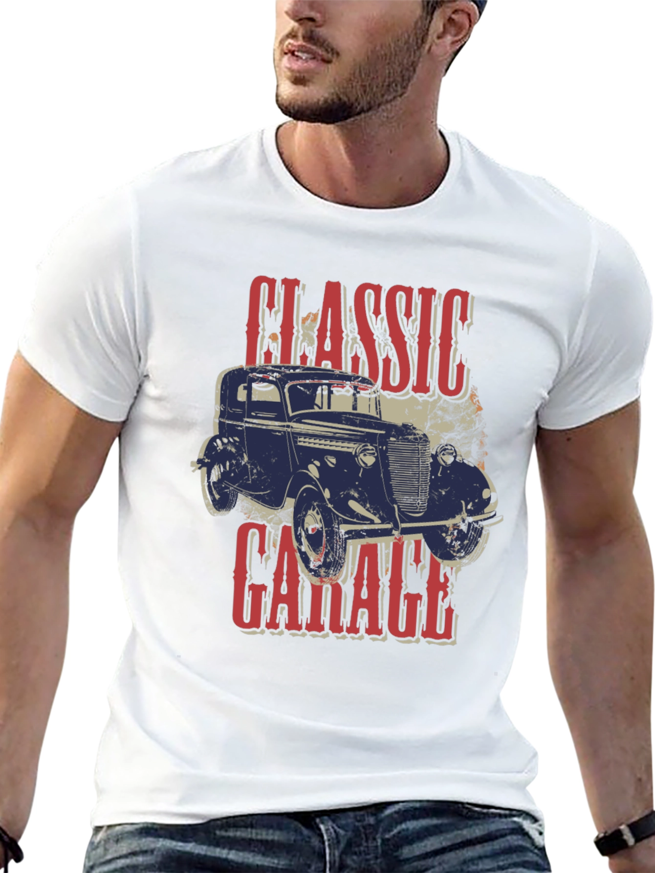 Classic Garage Car T-Shirt