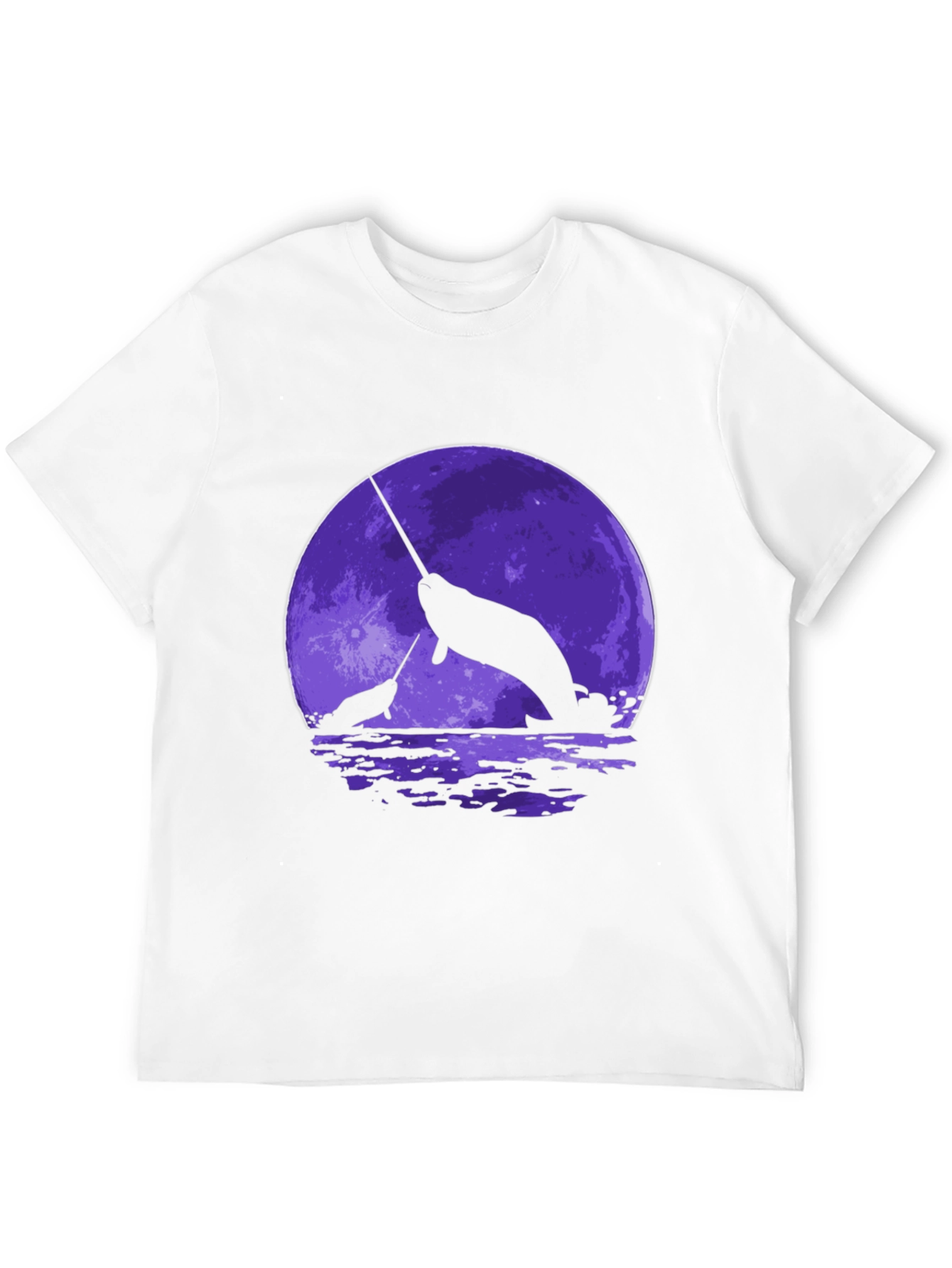 Narwhal Moon Graphic T-Shirt
