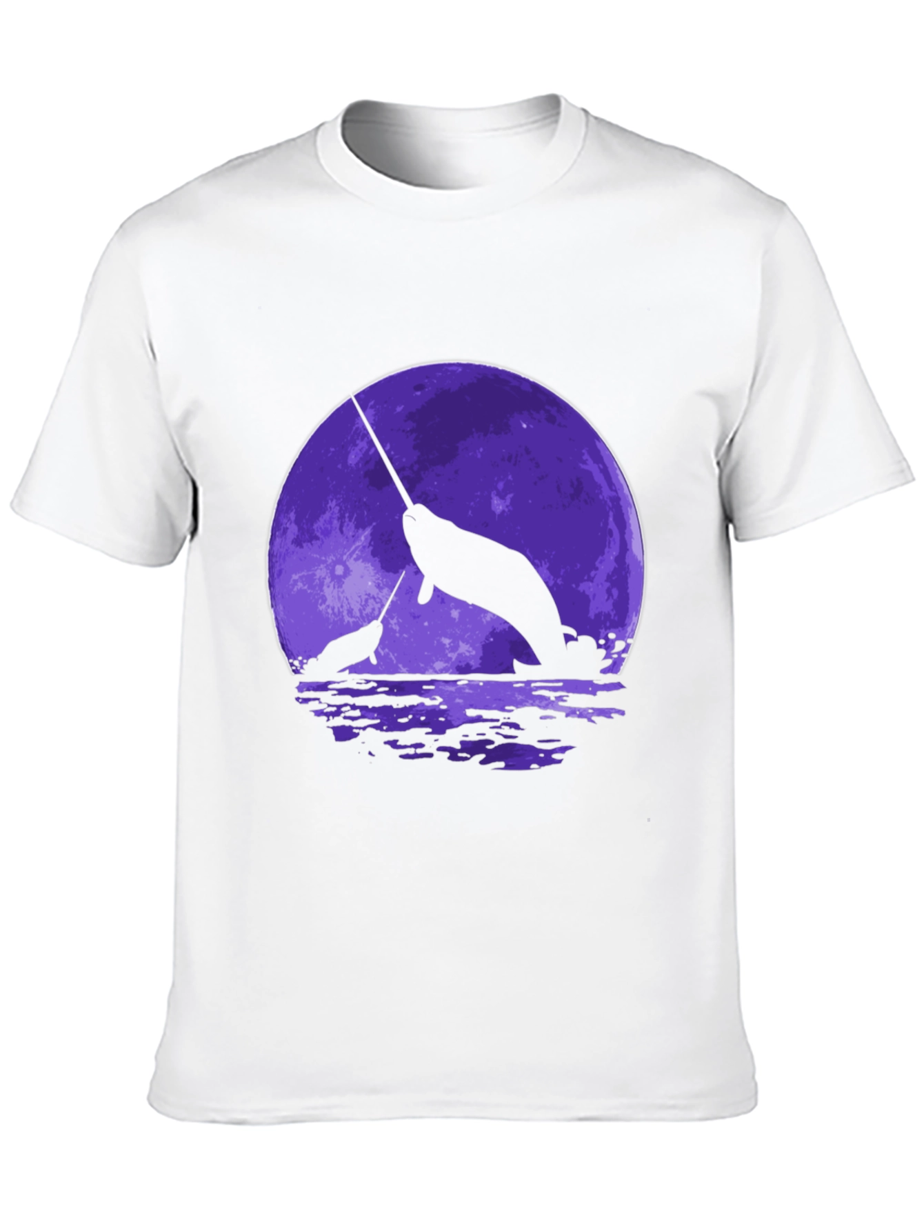 Narwhal Moon Graphic T-Shirt
