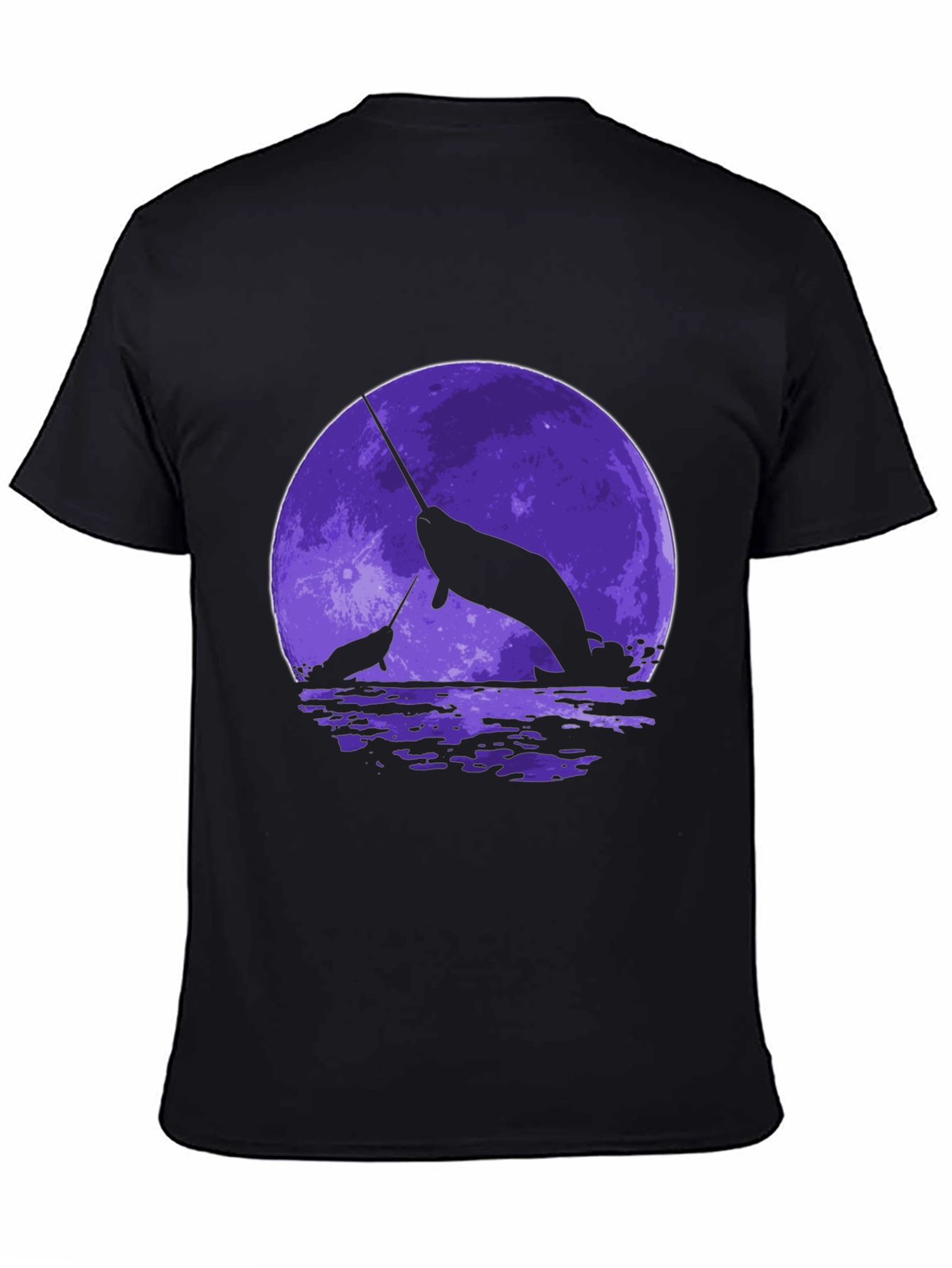 Narwhal Moon Graphic T-Shirt
