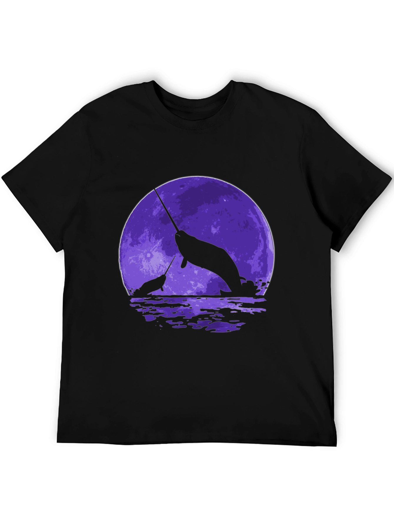 Narwhal Moon Graphic T-Shirt