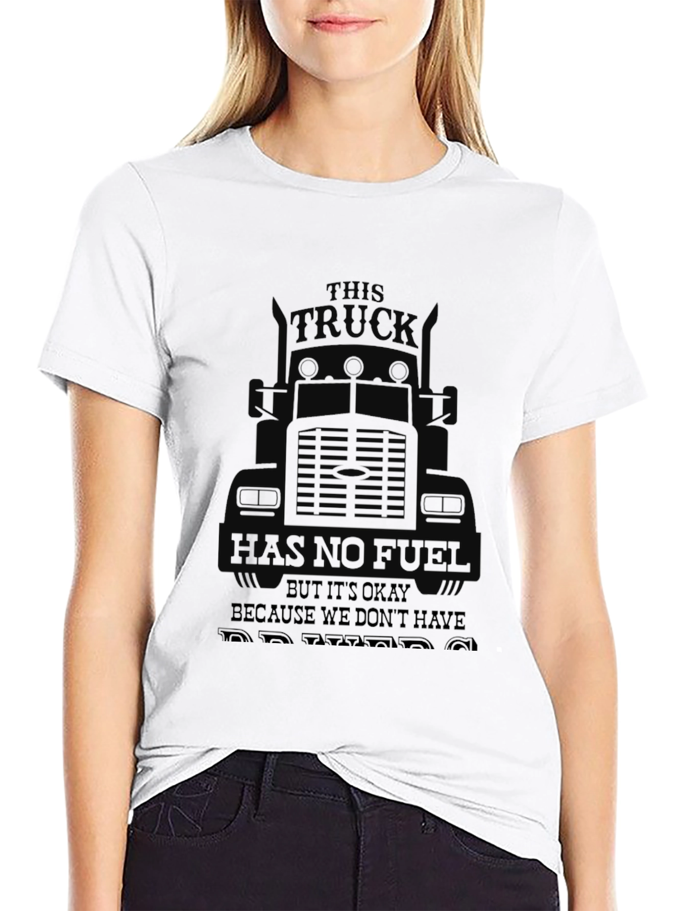 Funny Trucker Shirt - No Fuel No Problems