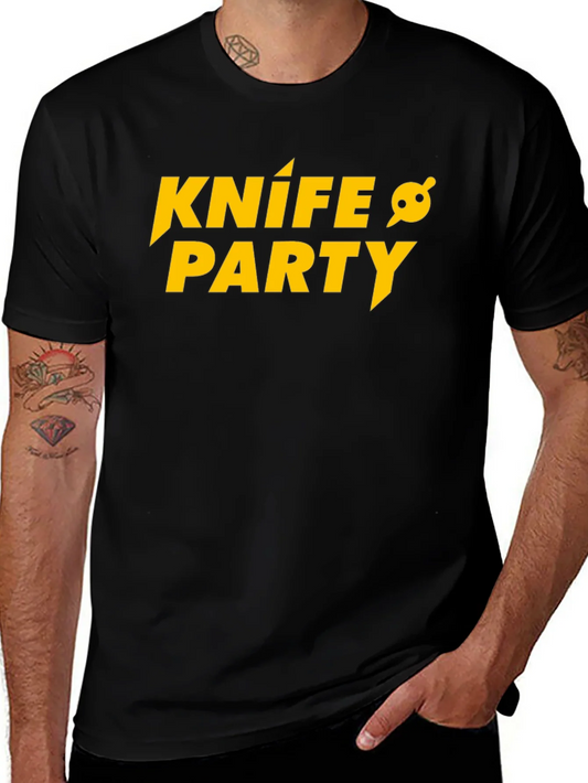 Knife Party Black T-Shirt - EDM Fan Apparel
