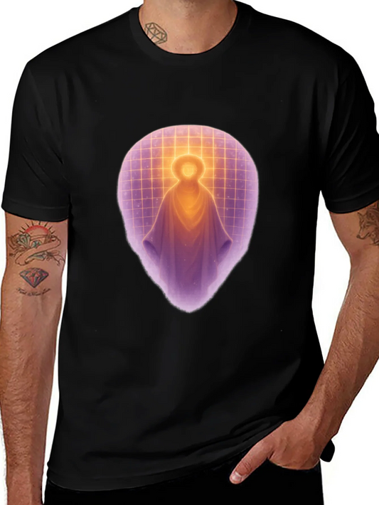 Enlightened Being Graphic Tee - Black Cotton Shirt