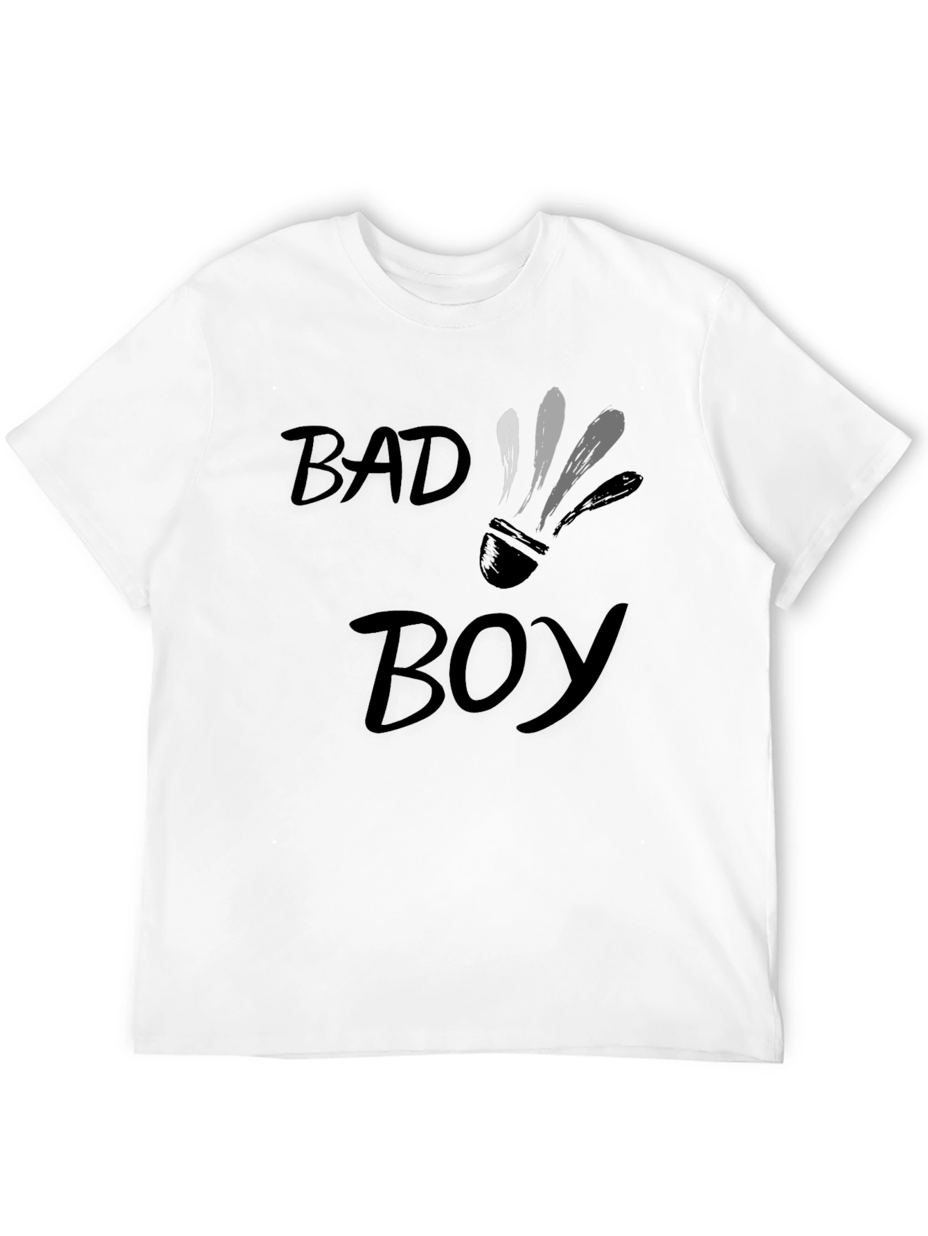 Bad Boy Shuttlecock Graphic T-Shirt - Casual Tee