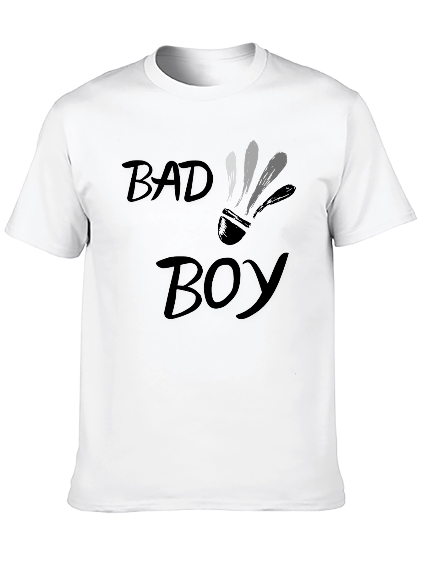 Bad Boy Shuttlecock Graphic T-Shirt - Casual Tee