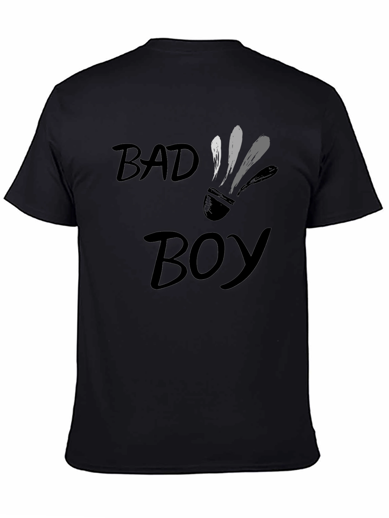 Bad Boy Shuttlecock Graphic T-Shirt - Casual Tee