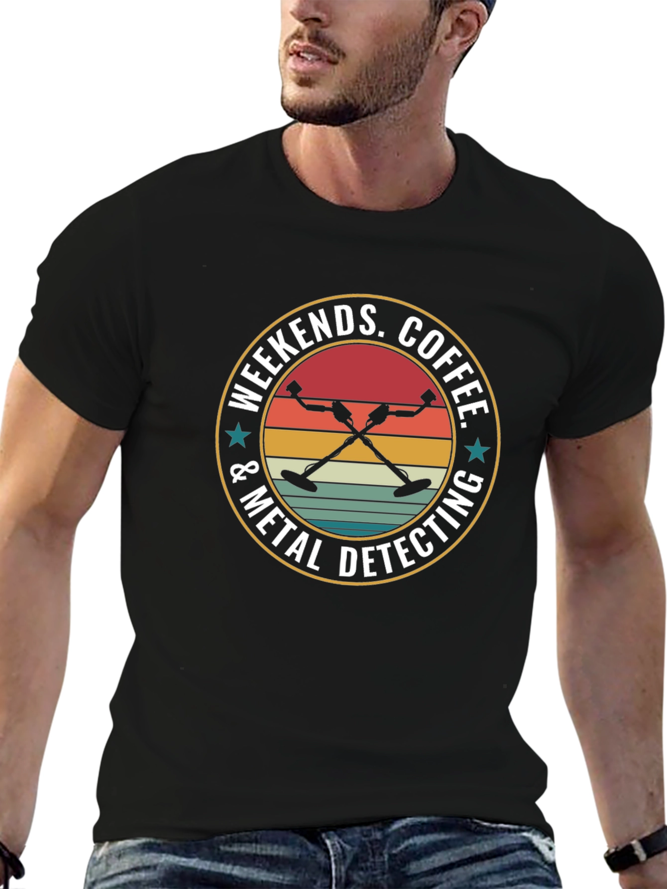Weekends Coffee & Metal Detecting T-Shirt