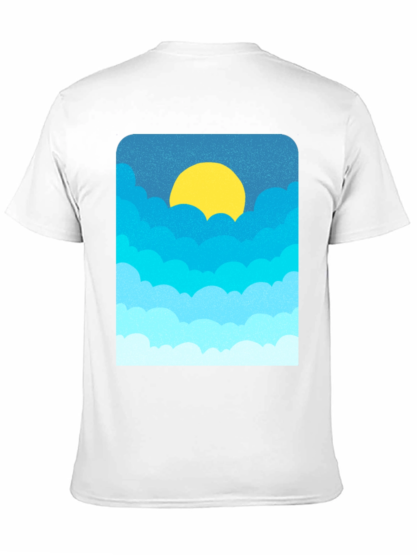 Cloudscape Graphic Tee - Black Cotton Blend