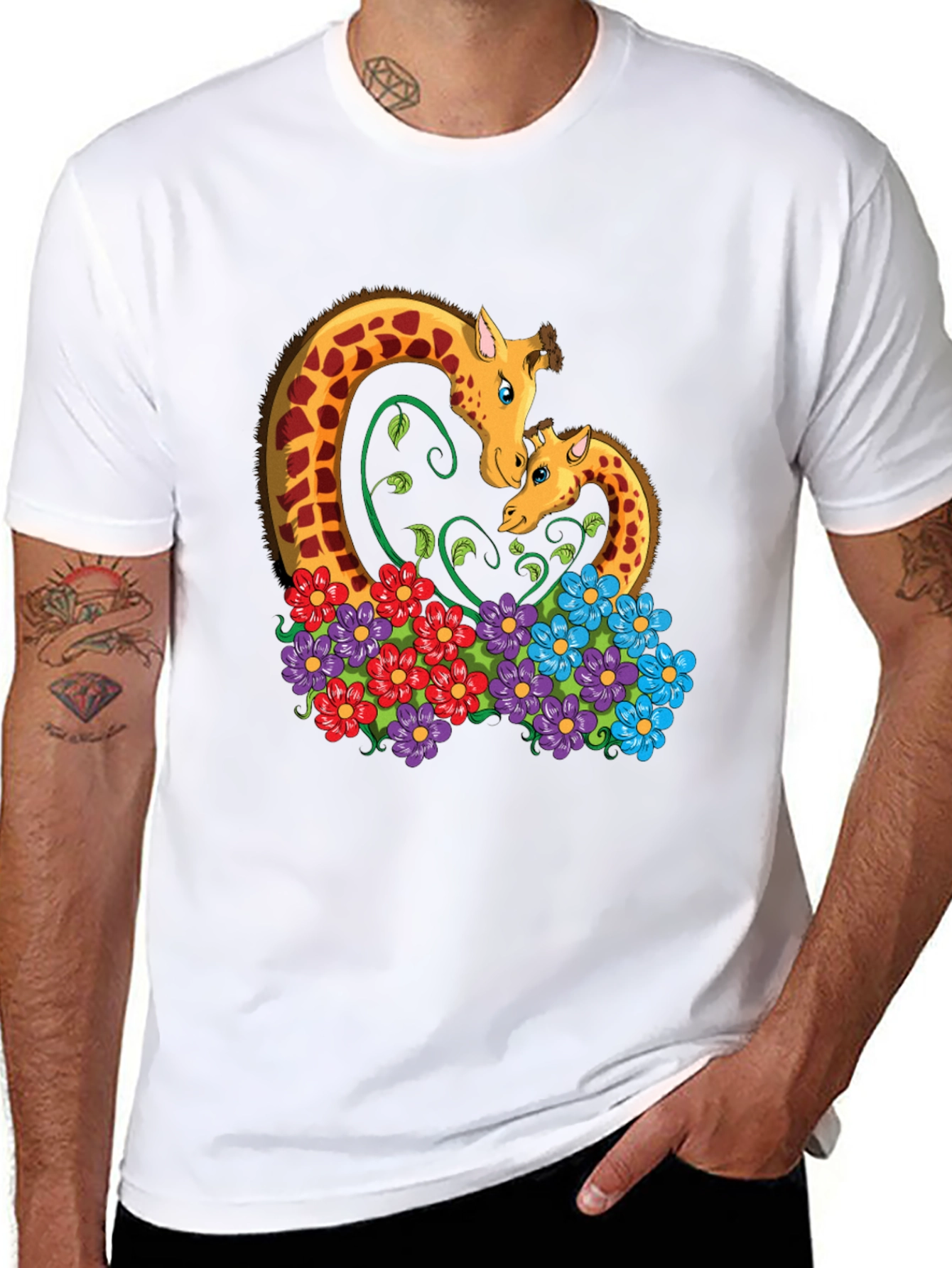 Giraffe Love T-Shirt